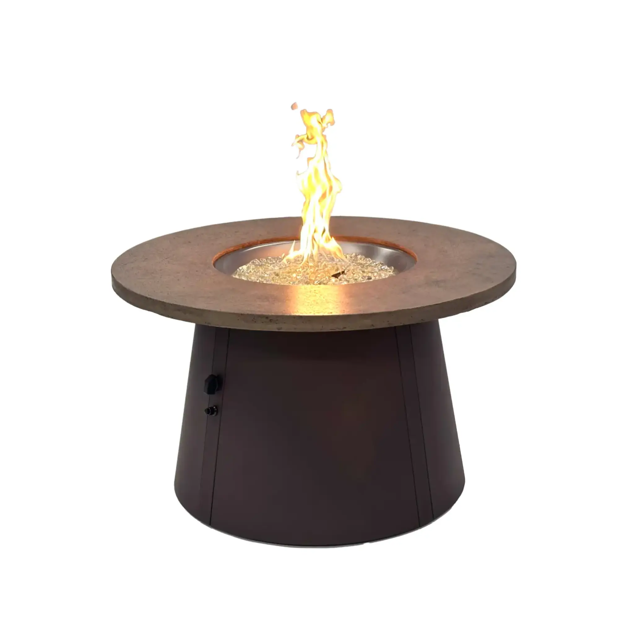 Cirvalo 42" Round Gas Fire Table – The Outdoor GreatRoom Company The Outdoor GreatRoom Company