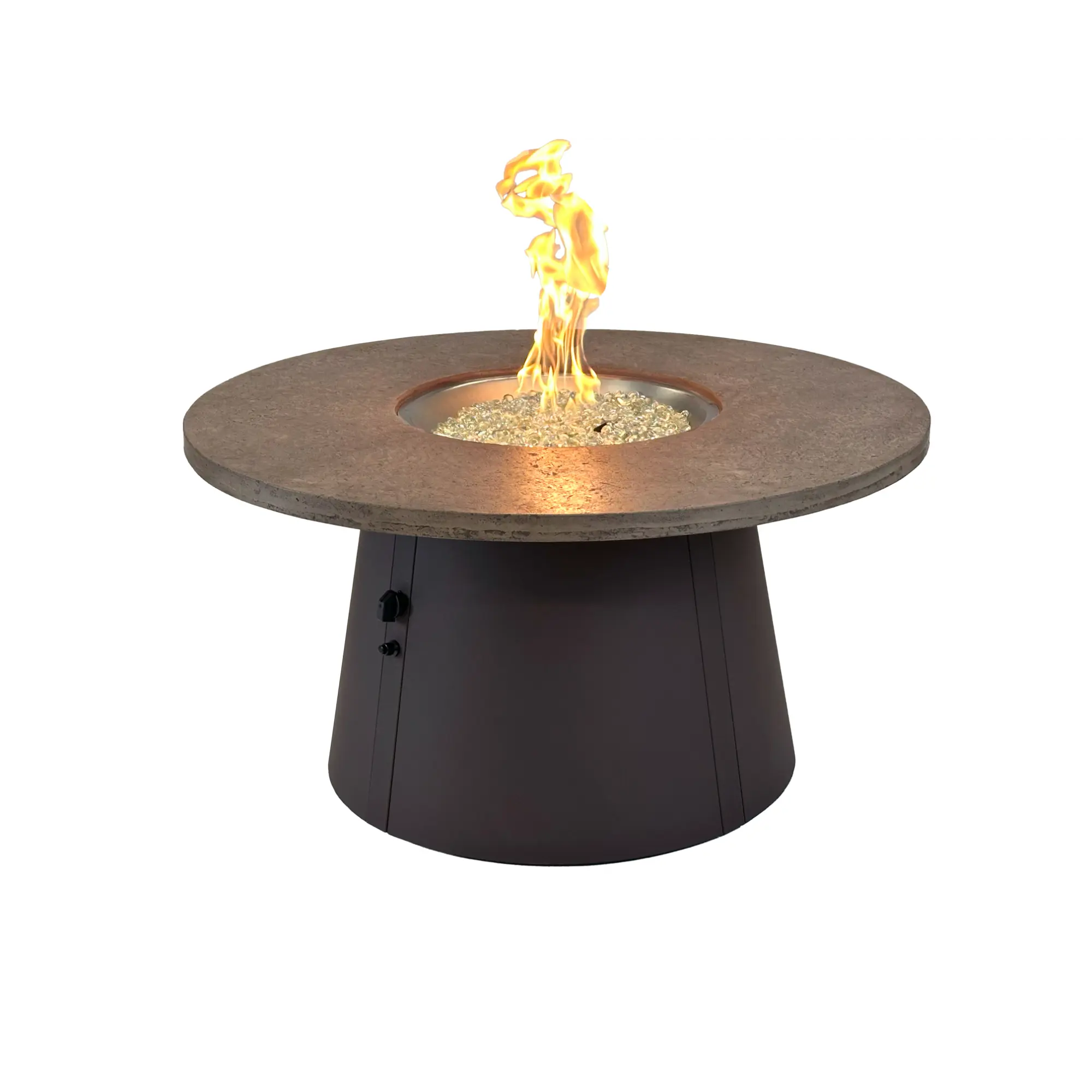 Cirvalo 48" Round Gas Fire Table – The Outdoor GreatRoom Company