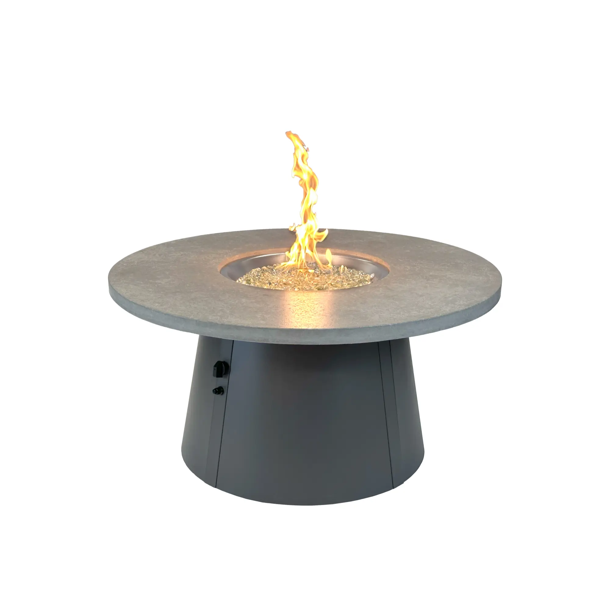 Cirvalo 48" Round Gas Fire Table – The Outdoor GreatRoom Company