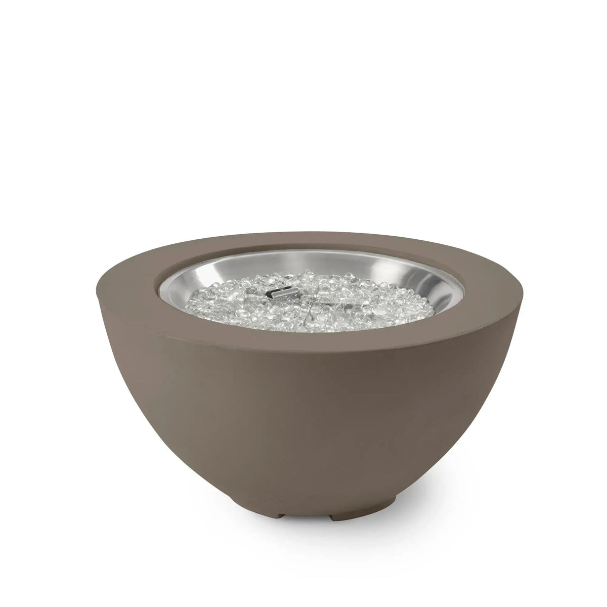 Cove 29″ Round Concrete Gas Fire Pit Bowl – The Outdoor GreatRoom Company The Outdoor GreatRoom Company