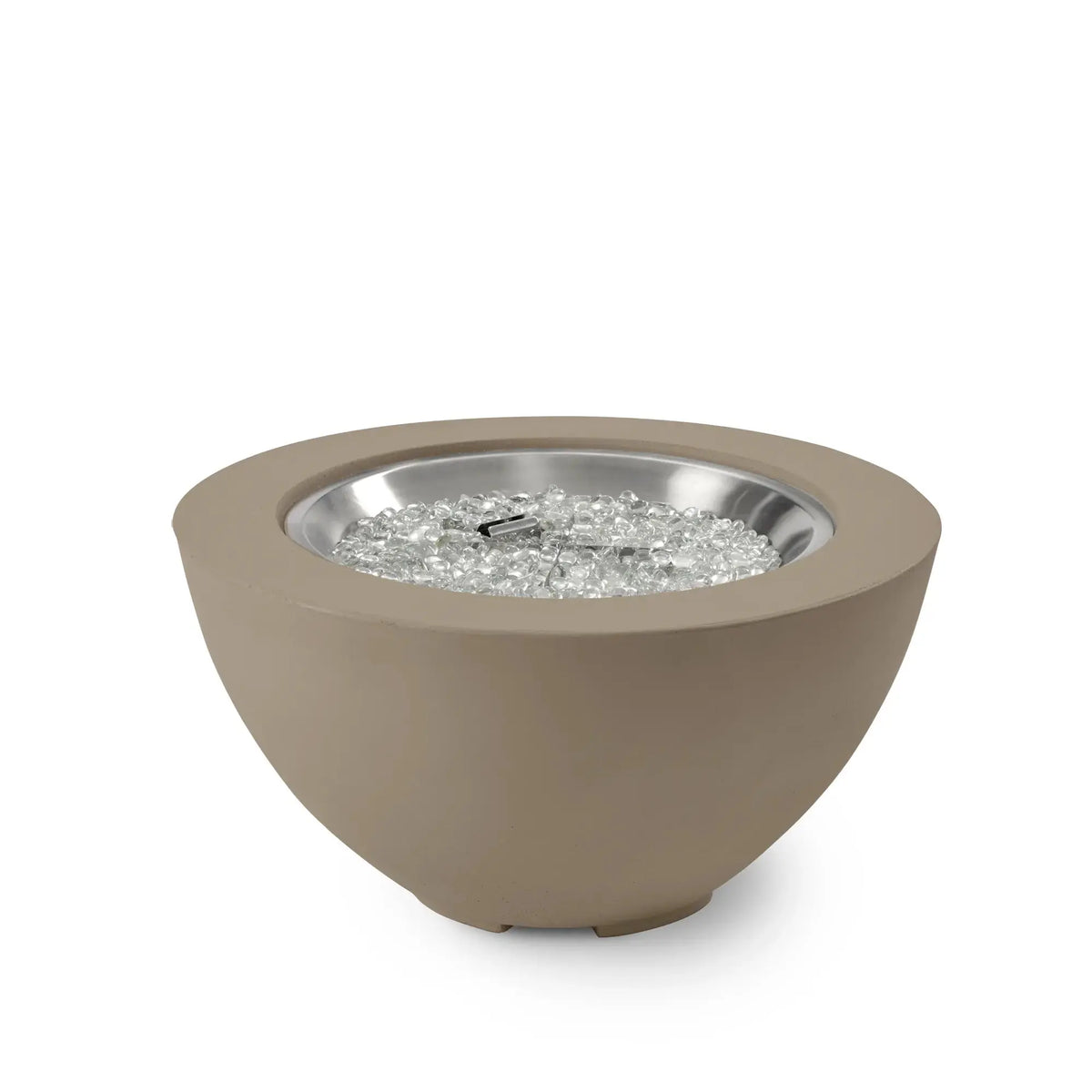Cove 29″ Round Concrete Gas Fire Pit Bowl – The Outdoor GreatRoom Company The Outdoor GreatRoom Company
