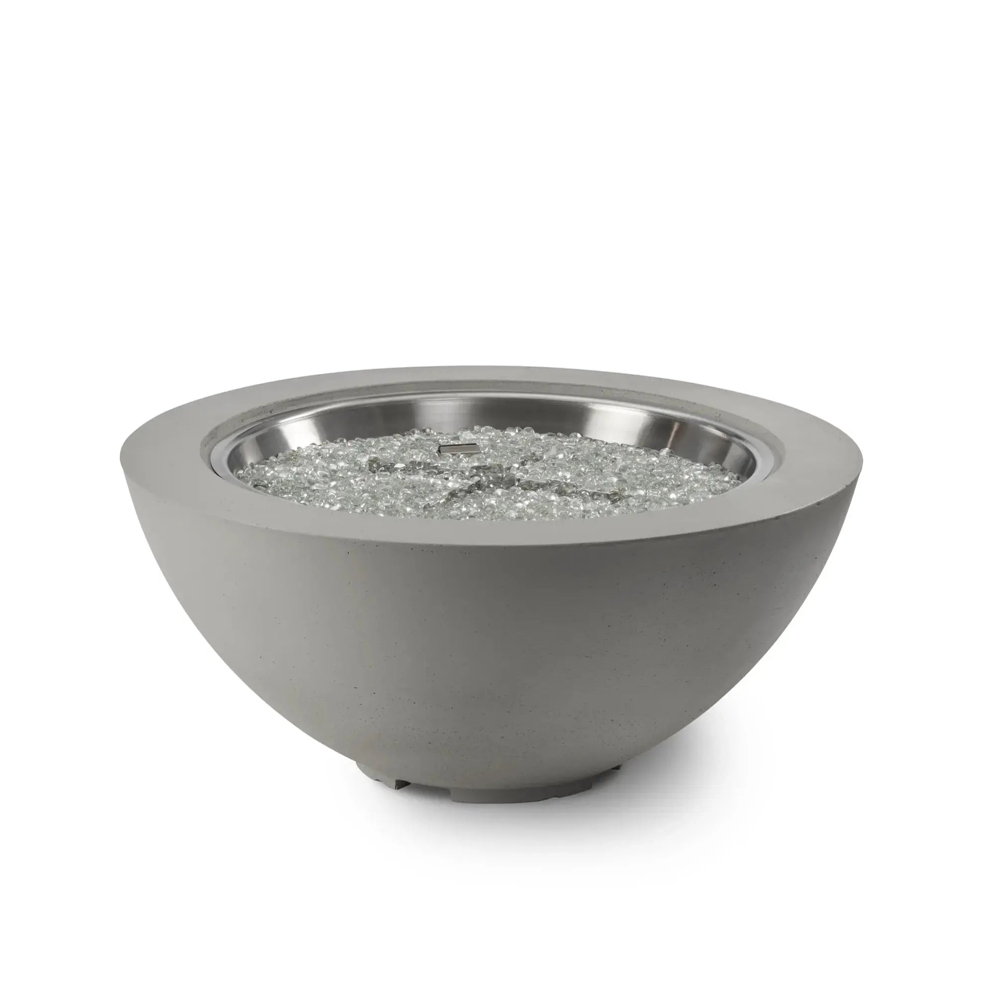 Cove 42″ Round Concrete Gas Fire Pit Bowl – The Outdoor GreatRoom Company The Outdoor GreatRoom Company
