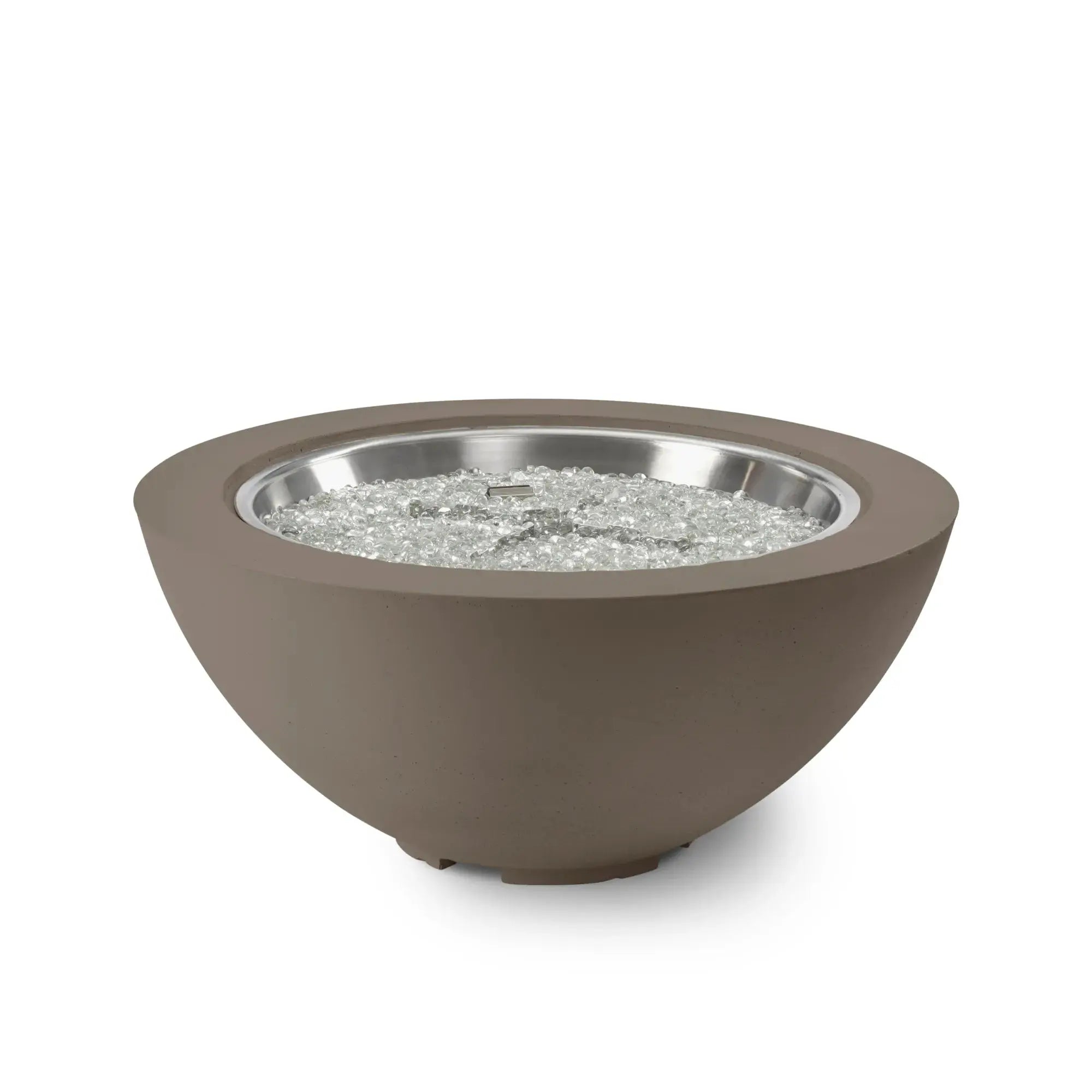 Cove 42″ Round Concrete Gas Fire Pit Bowl – The Outdoor GreatRoom Company The Outdoor GreatRoom Company
