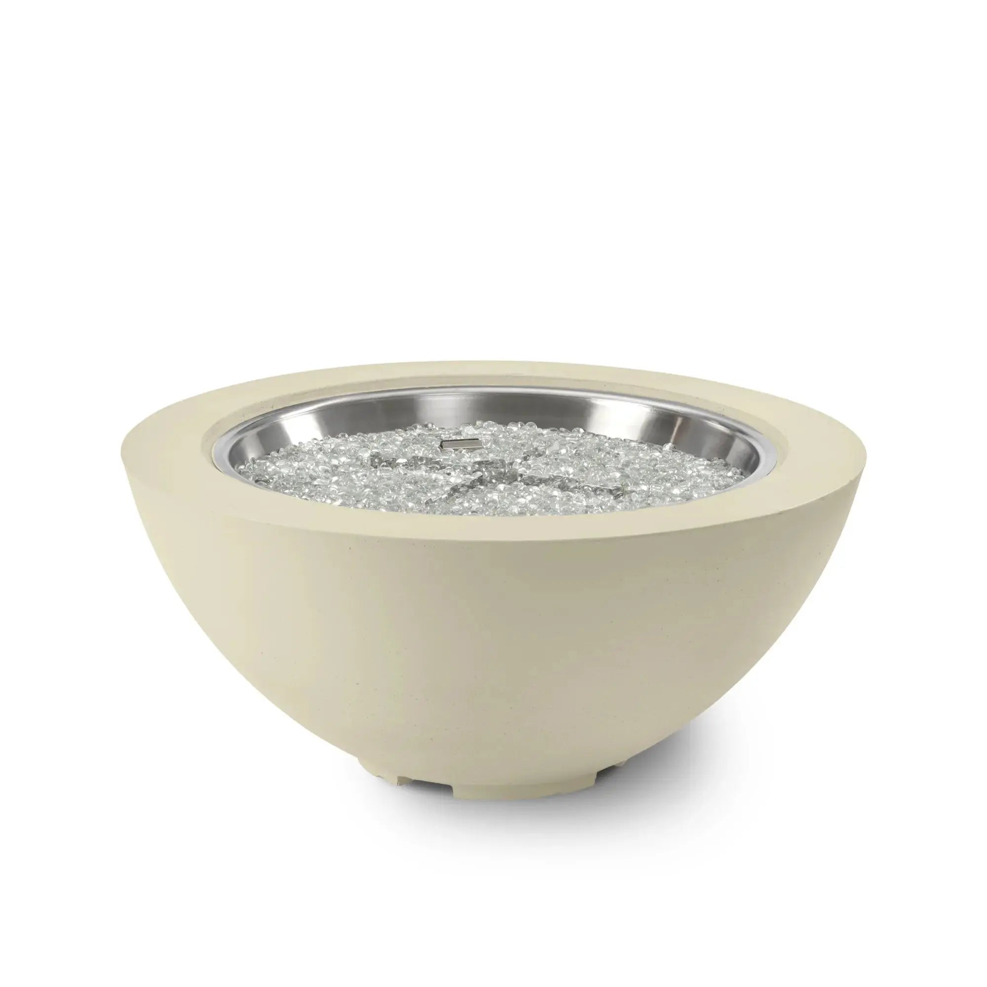 Cove 42″ Round Concrete Gas Fire Pit Bowl – The Outdoor GreatRoom Company The Outdoor GreatRoom Company