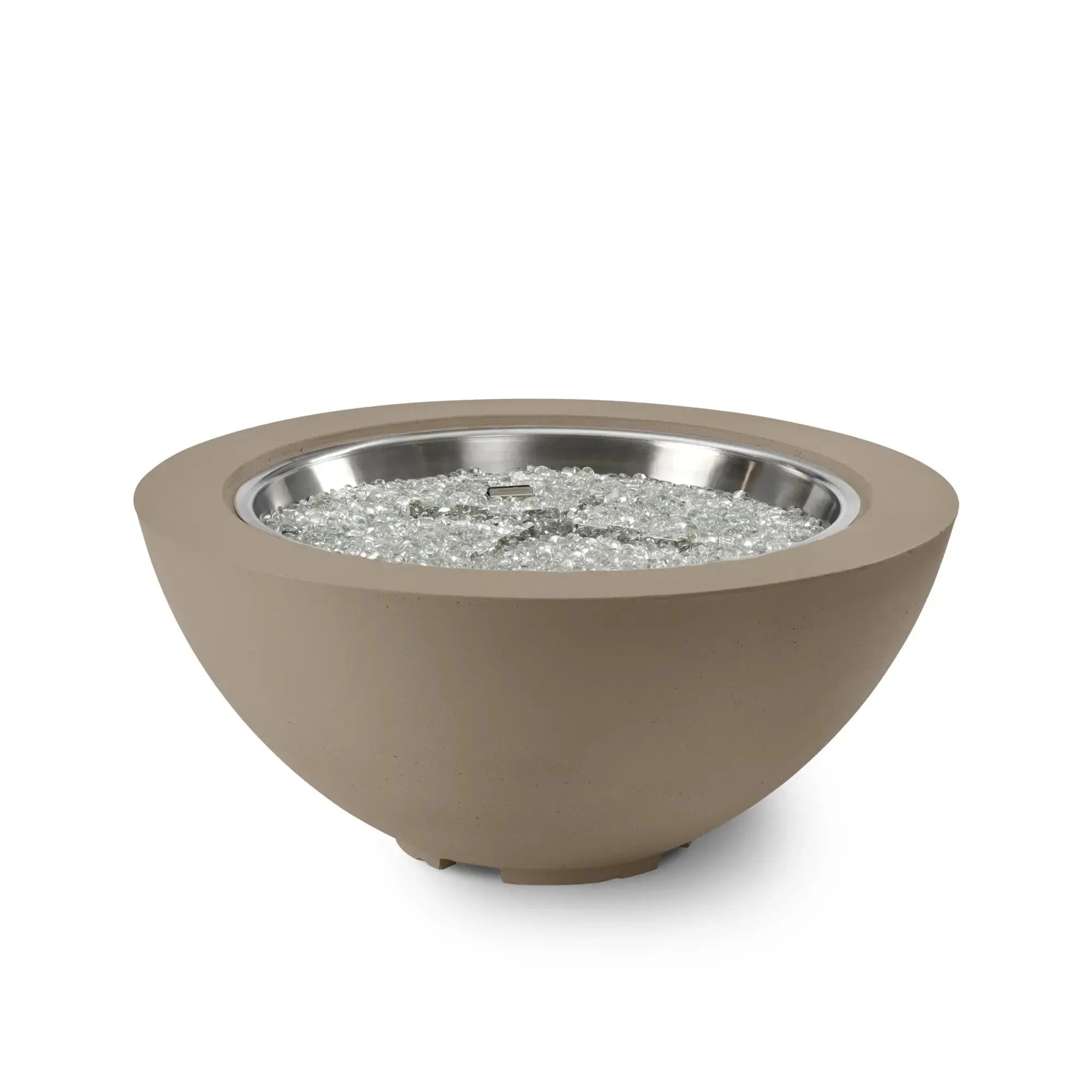 Cove 42″ Round Concrete Gas Fire Pit Bowl – The Outdoor GreatRoom Company The Outdoor GreatRoom Company