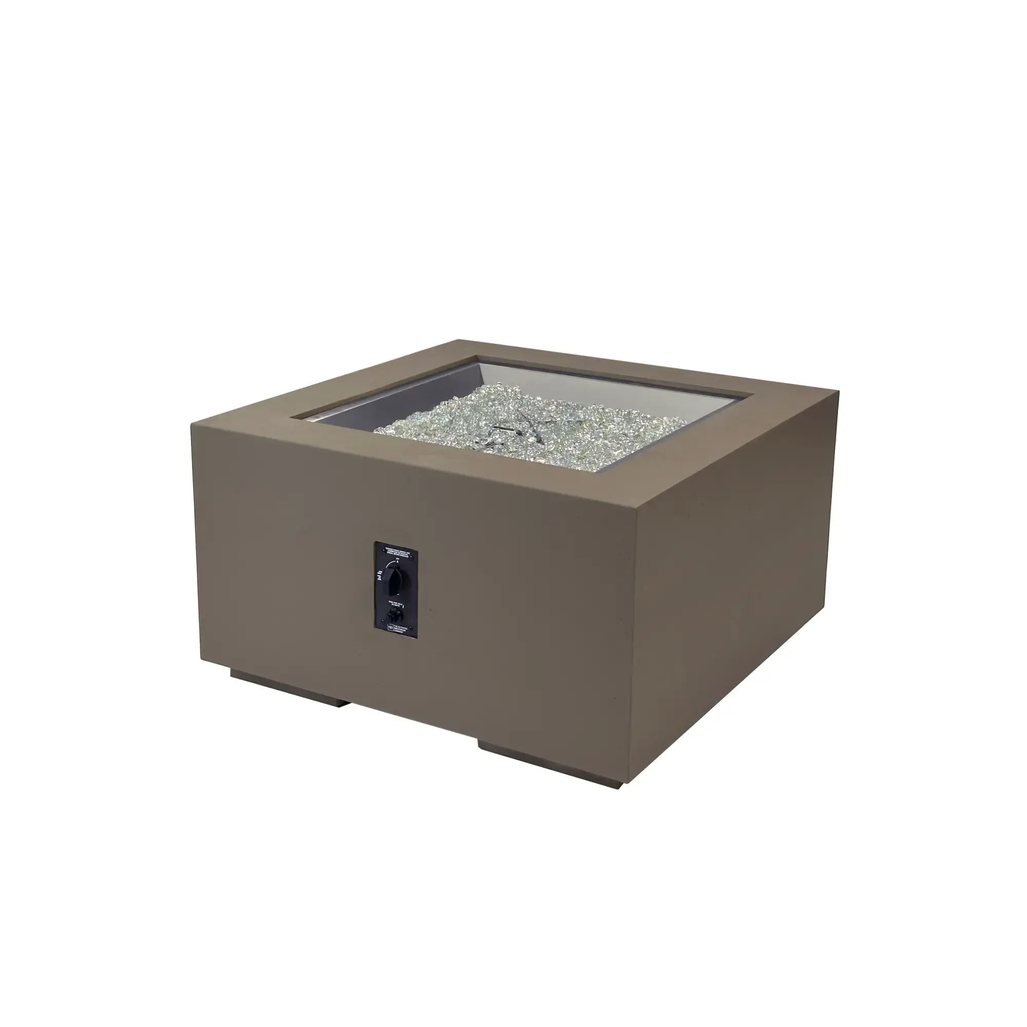 36″ Cove Square Concrete Gas Fire Pit Table – The Outdoor GreatRoom Company The Outdoor GreatRoom Company