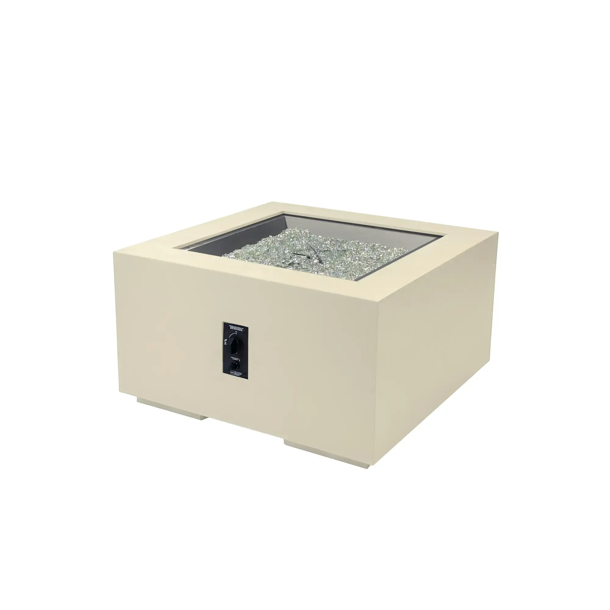 36″ Cove Square Concrete Gas Fire Pit Table – The Outdoor GreatRoom Company The Outdoor GreatRoom Company