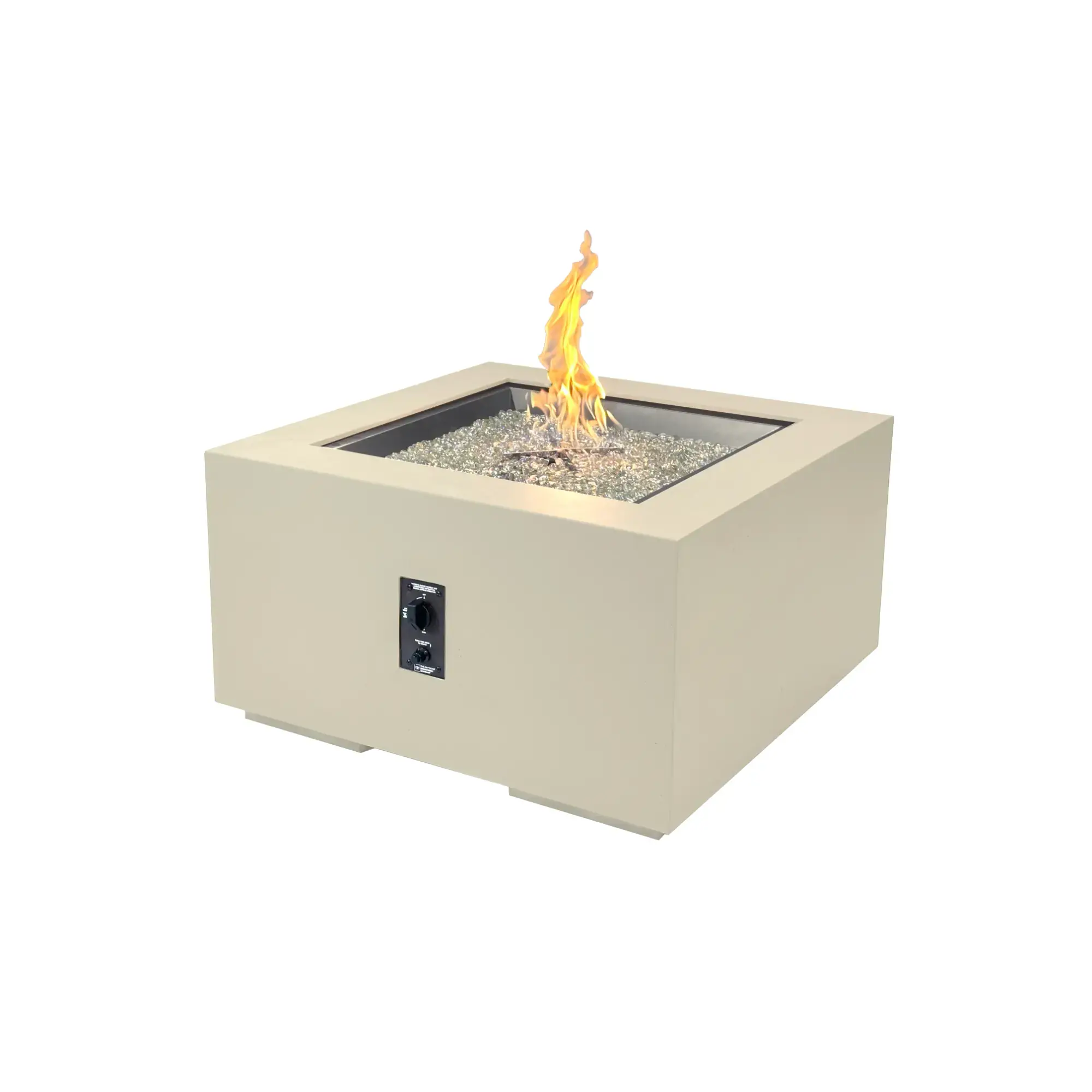 36″ Cove Square Concrete Gas Fire Pit Table – The Outdoor GreatRoom Company The Outdoor GreatRoom Company