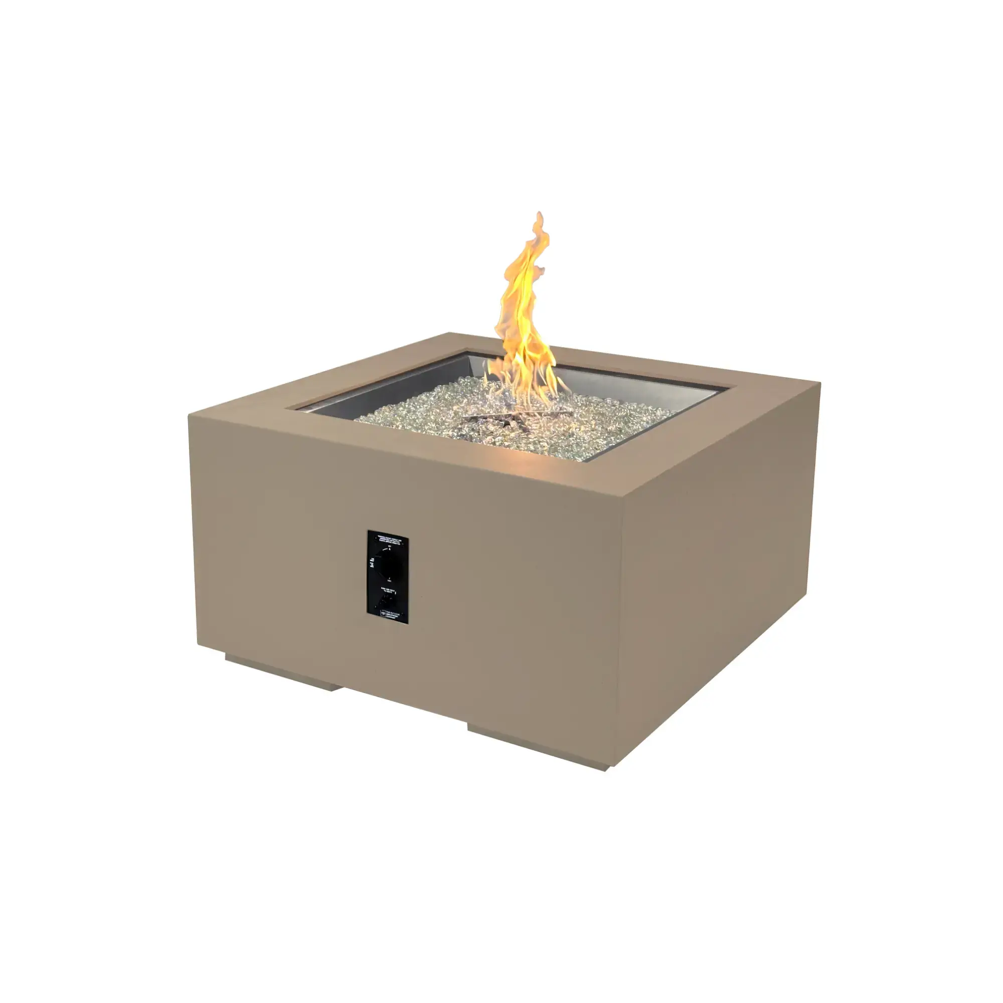 36″ Cove Square Concrete Gas Fire Pit Table – The Outdoor GreatRoom Company The Outdoor GreatRoom Company