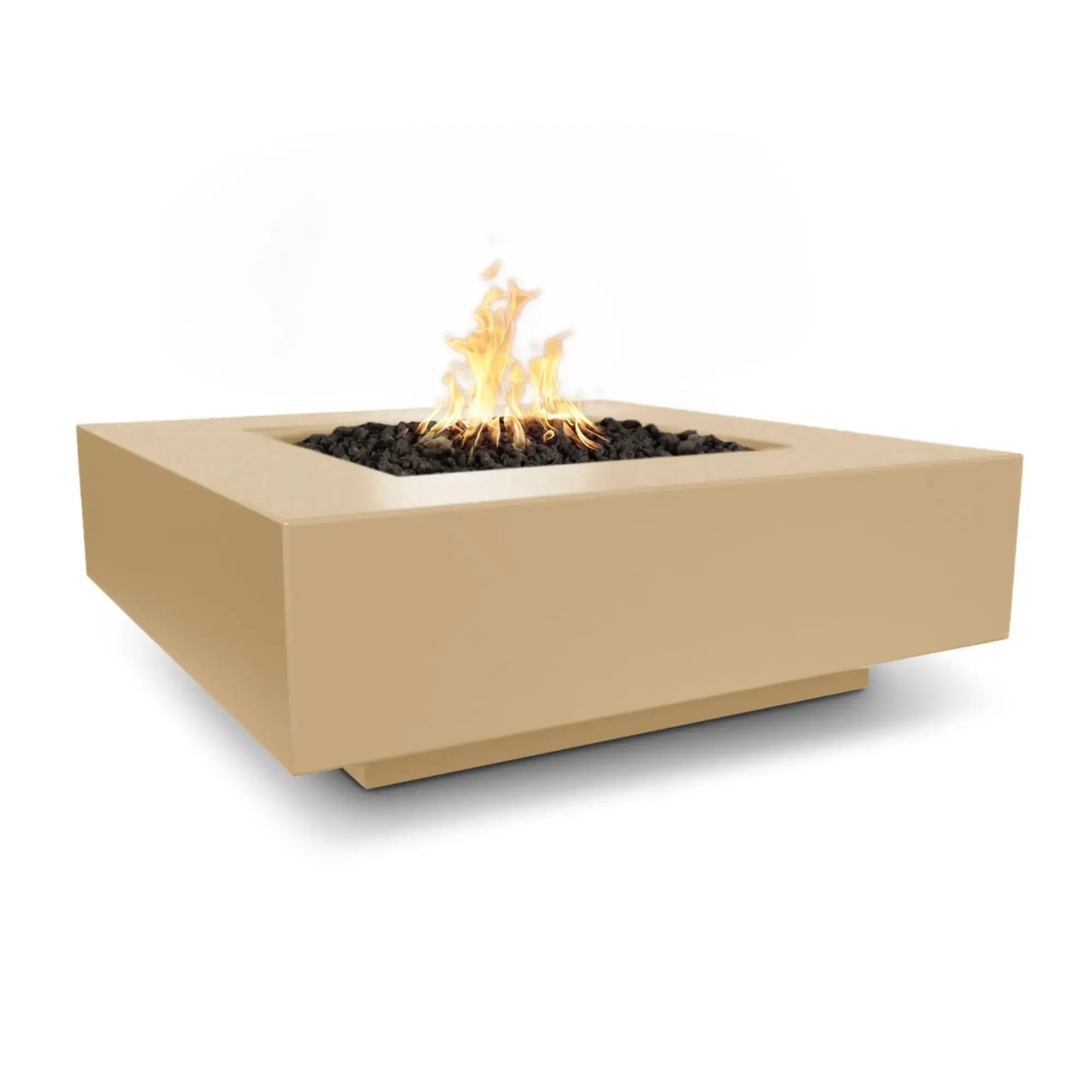Cabo Square 36" Concrete Gas Fire Pit – The Outdoor Plus The Outdoor Plus