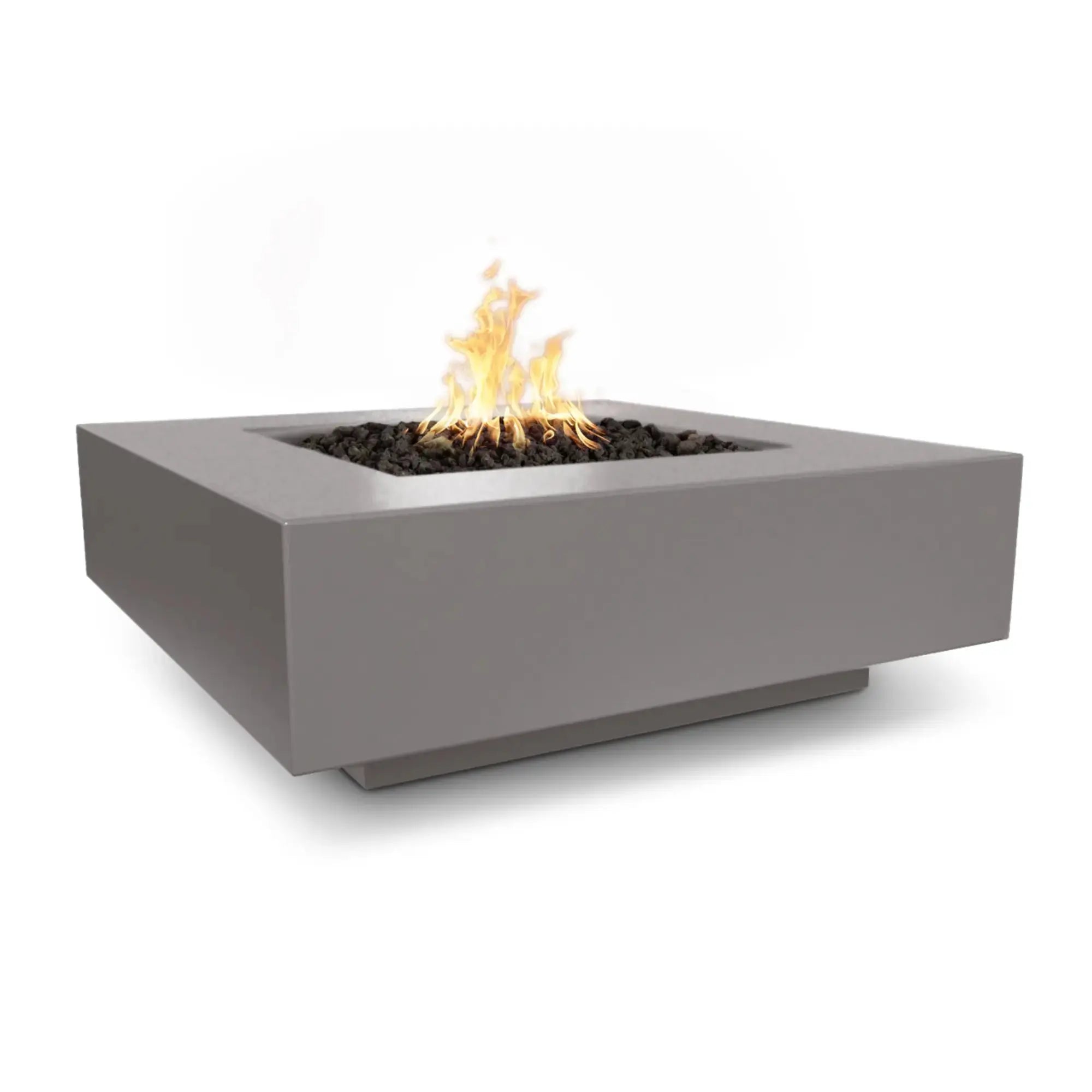 Cabo Square 36" Concrete Gas Fire Pit – The Outdoor Plus The Outdoor Plus