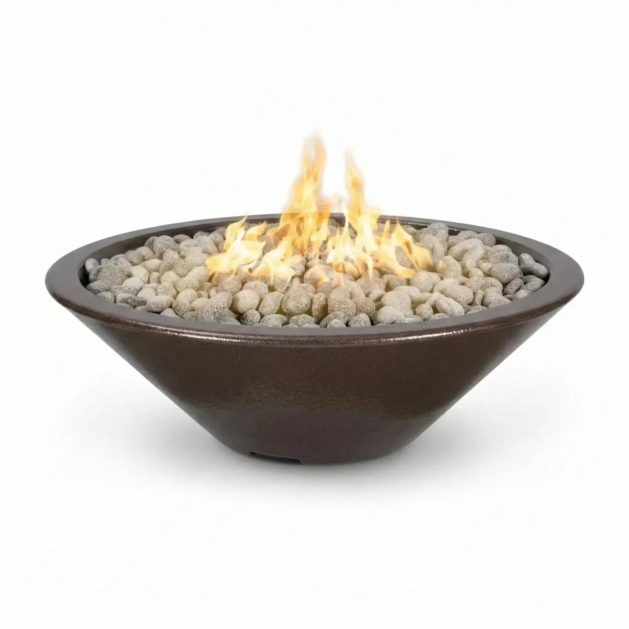 Cazo 60″ Round Steel Gas Fire Pit – The Outdoor Plus The Outdoor Plus