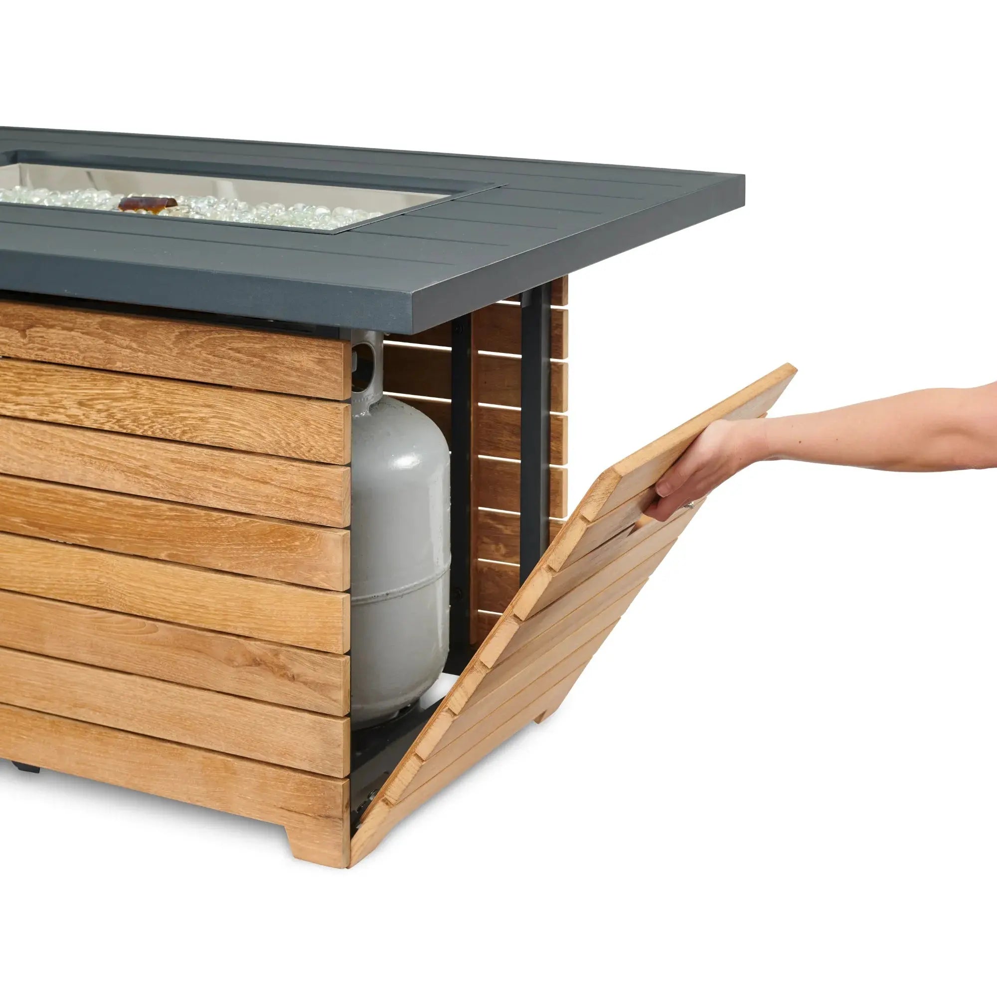 Darien 42″ Rectangular Gas Fire Pit Table – The Outdoor GreatRoom Company The Outdoor GreatRoom Company
