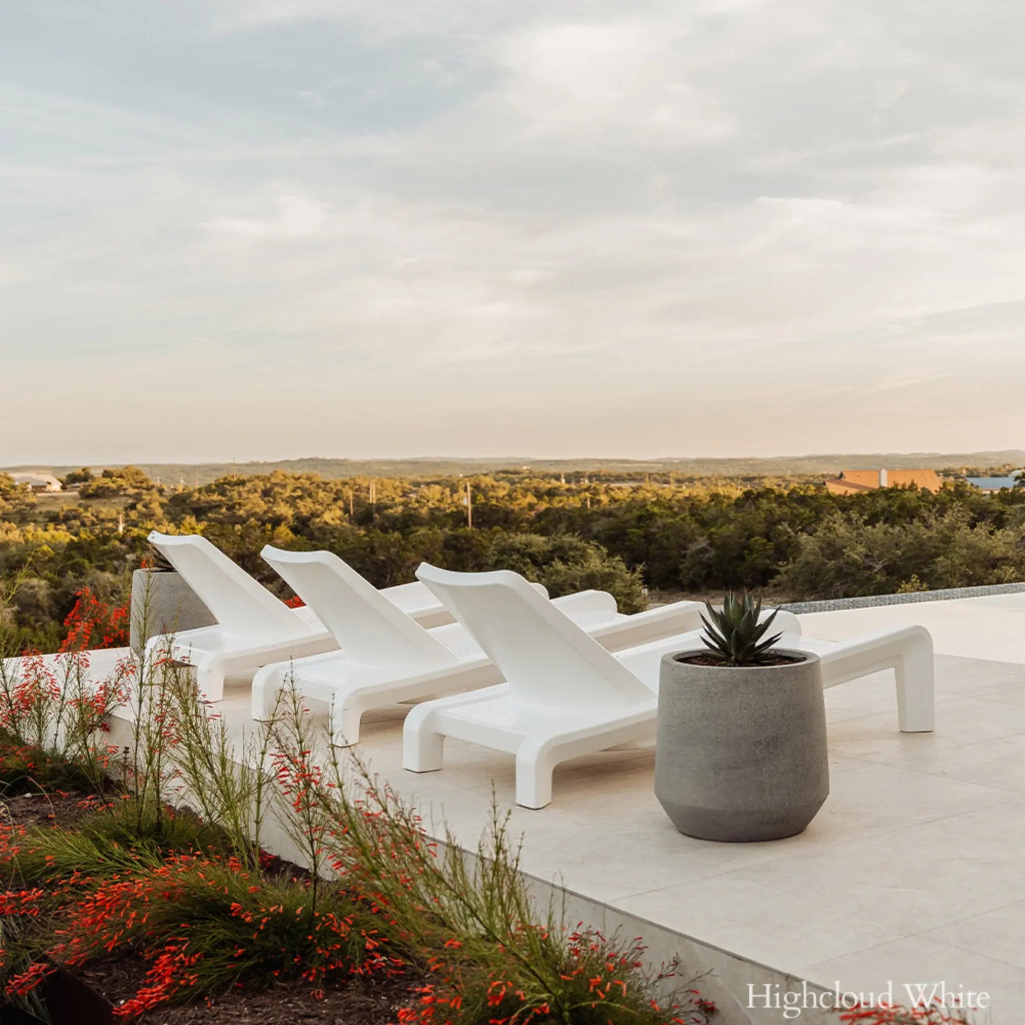 Deck Chaise Lounge | Modern In-Pool & Patio Chaise — Tupelo Goods Tupelo Goods