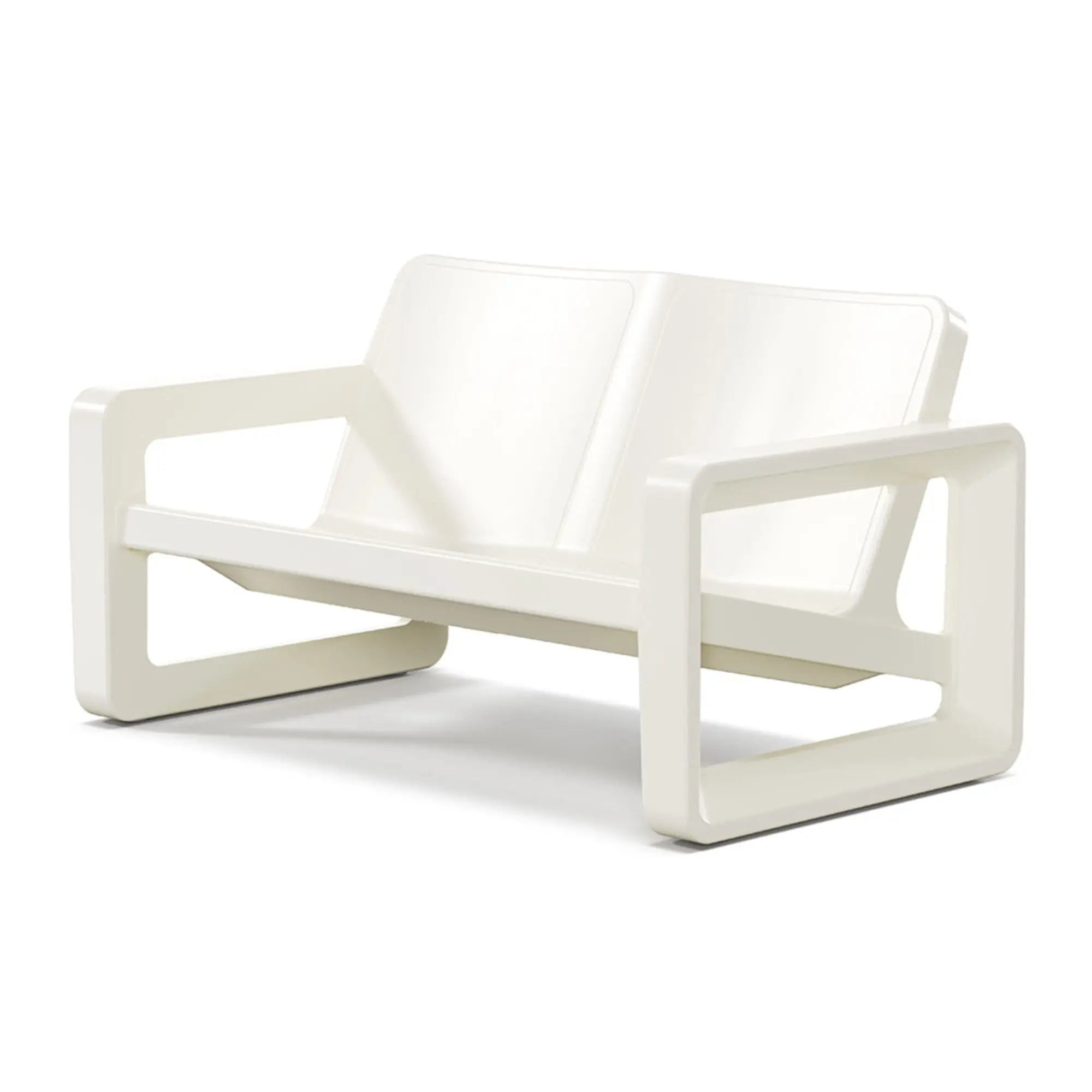 Deck Loveseat | Modern Outdoor Resin Loveseat — Tupelo Goods Tupelo Goods