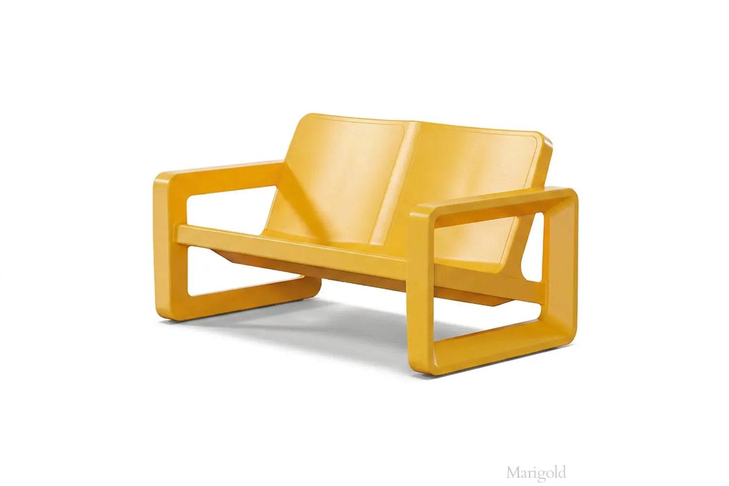 Deck Loveseat | Modern Outdoor Resin Loveseat — Tupelo Goods Tupelo Goods