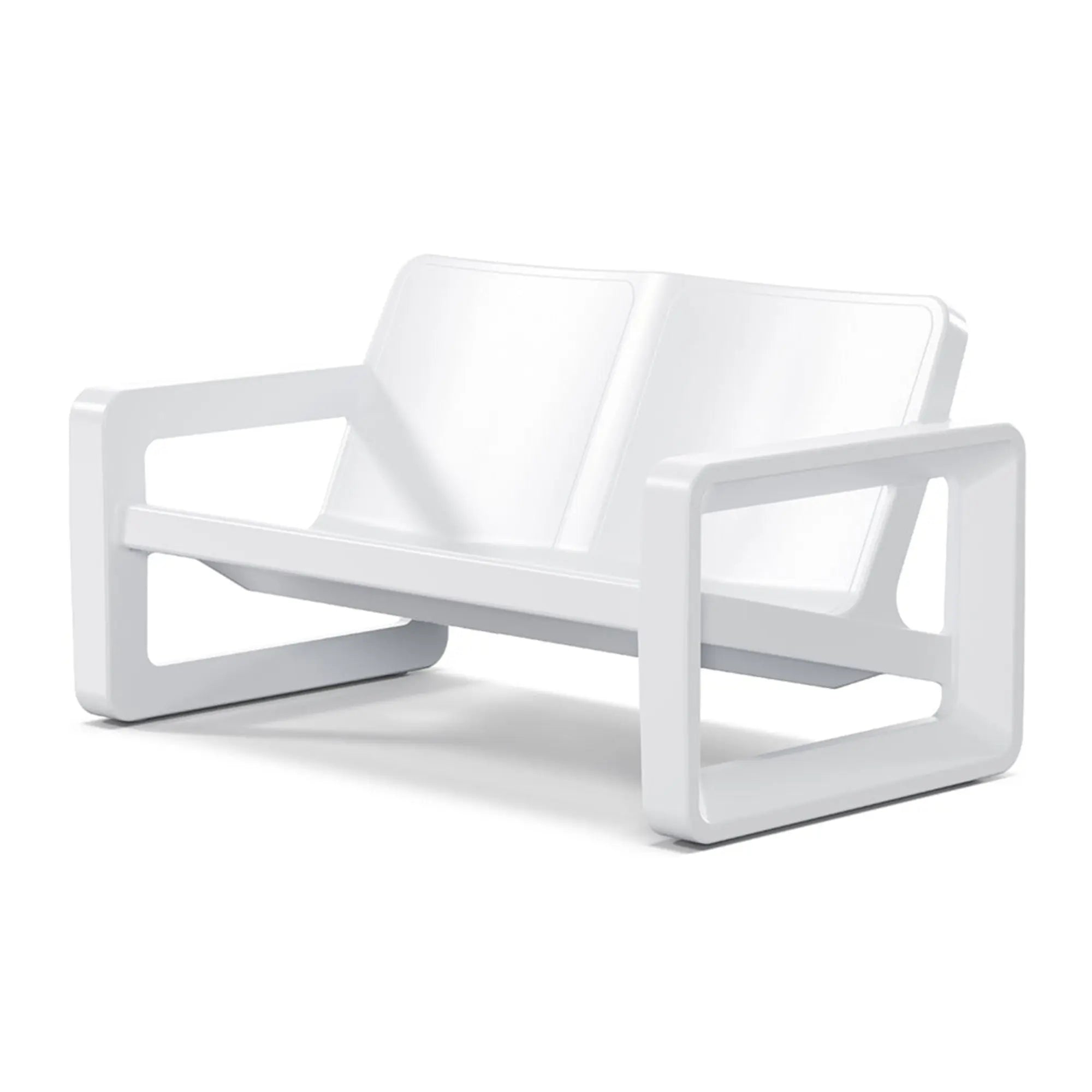 Deck Loveseat | Modern Outdoor Resin Loveseat — Tupelo Goods Tupelo Goods