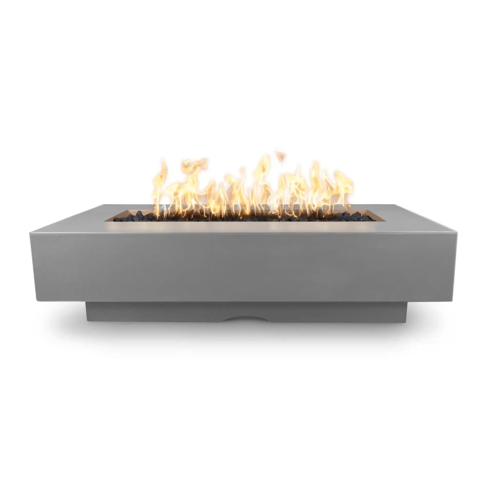 Del Mar 84" Rectangular Concrete Gas Fire Pit – The Outdoor Plus The Outdoor Plus