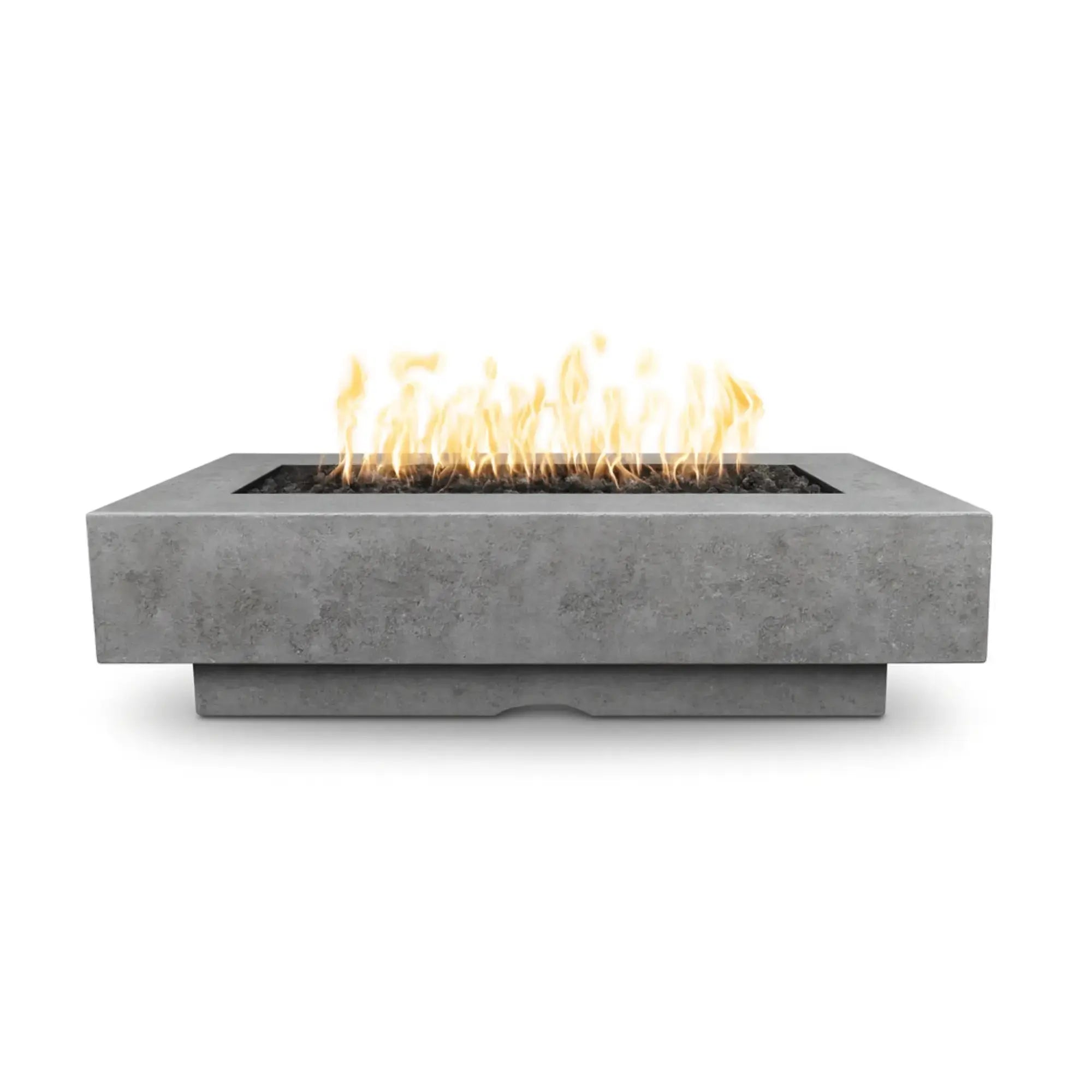 Del Mar 84" Rectangular Concrete Gas Fire Pit – The Outdoor Plus The Outdoor Plus