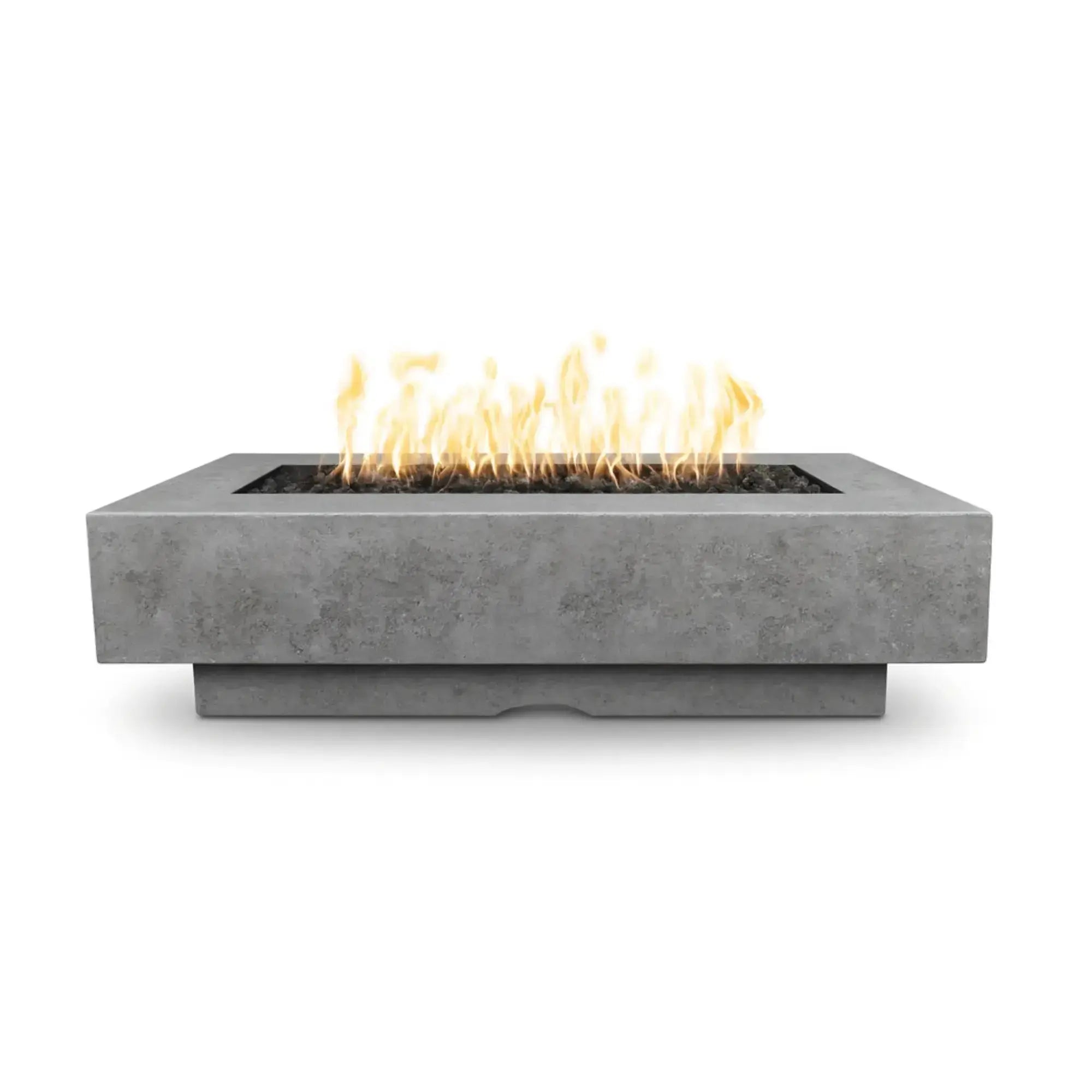 Del Mar 84" Rectangular Concrete Gas Fire Pit – The Outdoor Plus The Outdoor Plus