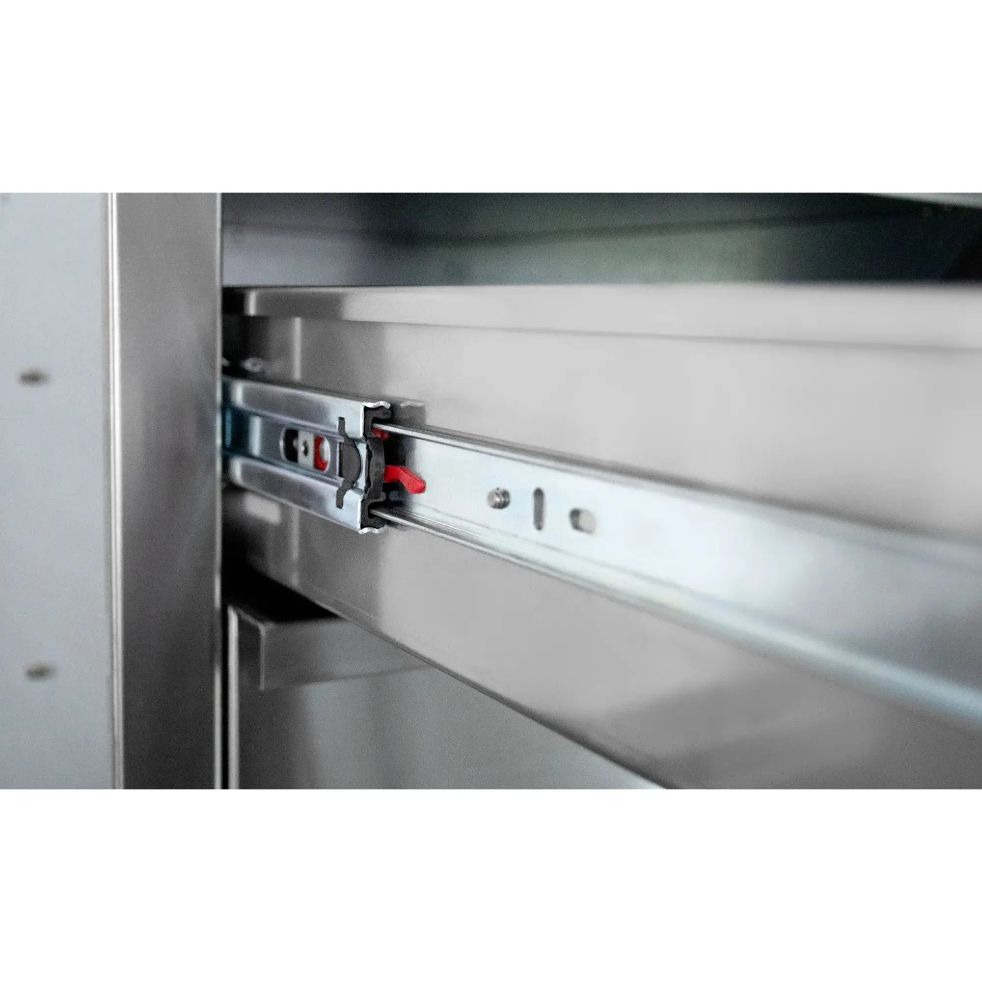 American Made Grills 18" Vented Trash / LP Fuel Storage Drawer (DR1-18LP) — LP Code Compliant, 304 SS, Roll-Out American Made Grills