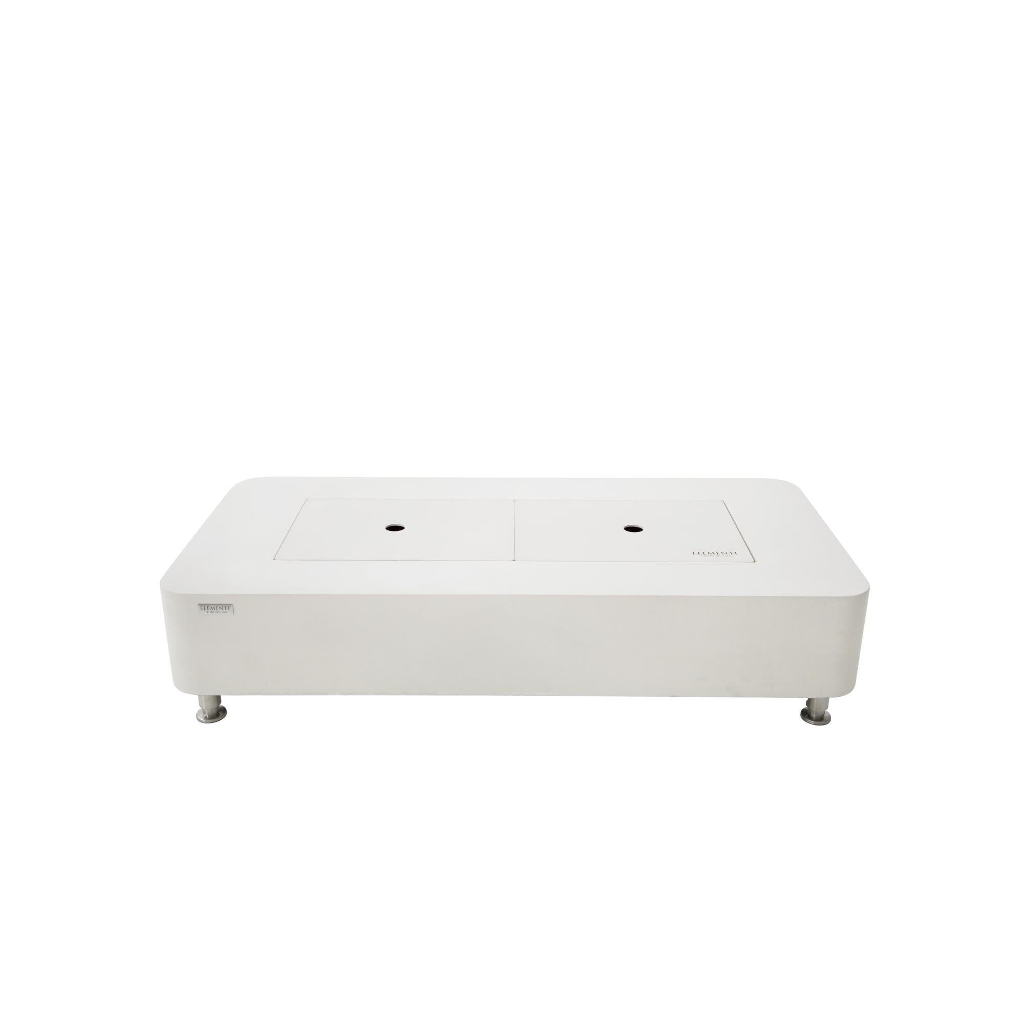 Sydney 62″ Rectangular Concrete Ethanol Fire Table – Elementi