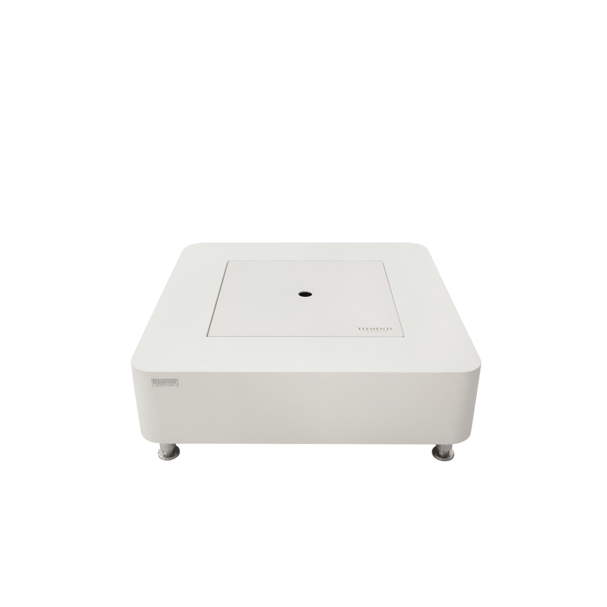 Perth 40″ Square Concrete Ethanol Fire Table – Elementi
