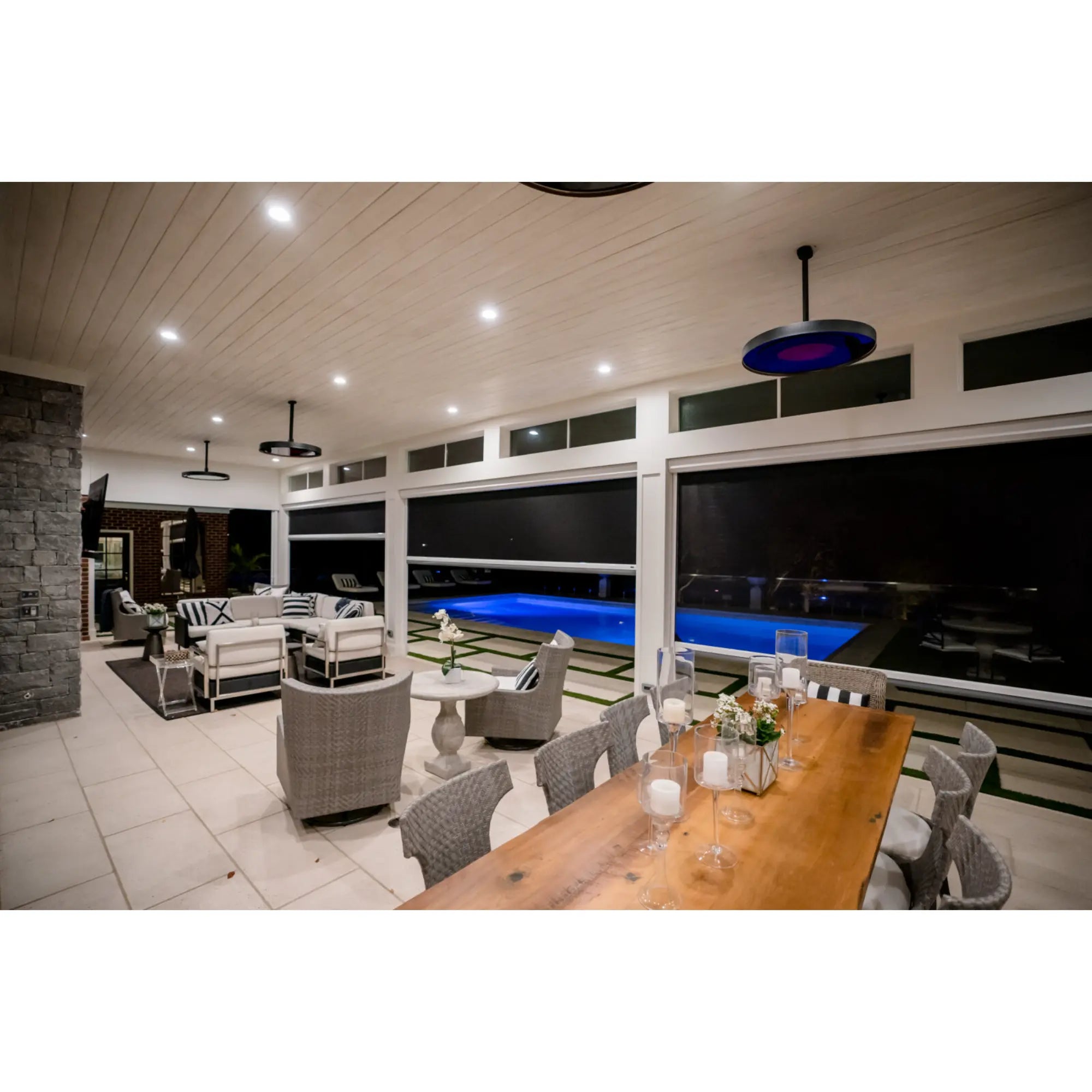 Bromic Eclipse 24in Straight Ceiling Pole