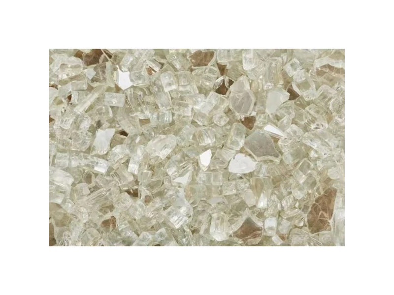 Ice Classic Fireglass – ½” Crushed (25 lb Tub)