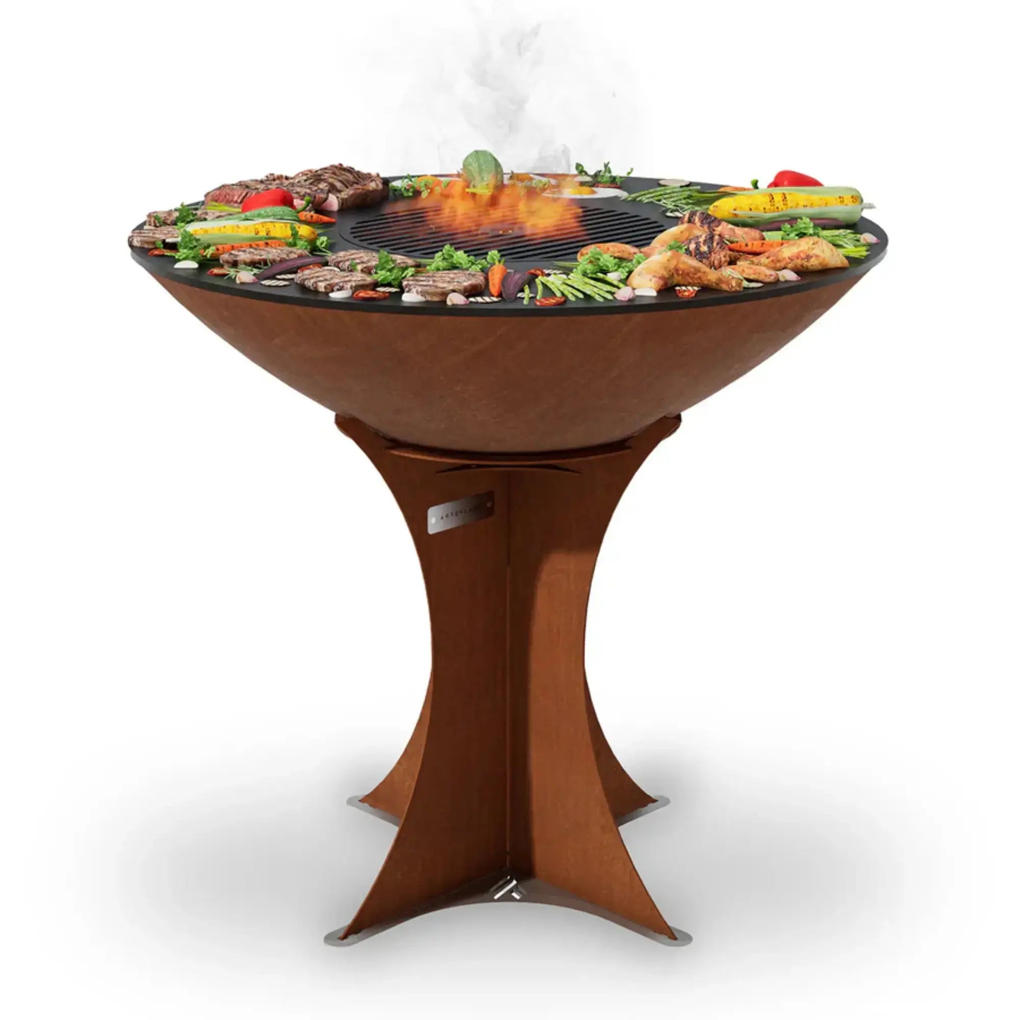 Arteflame 40" Flat Top Grill with High Euro Base Arteflame