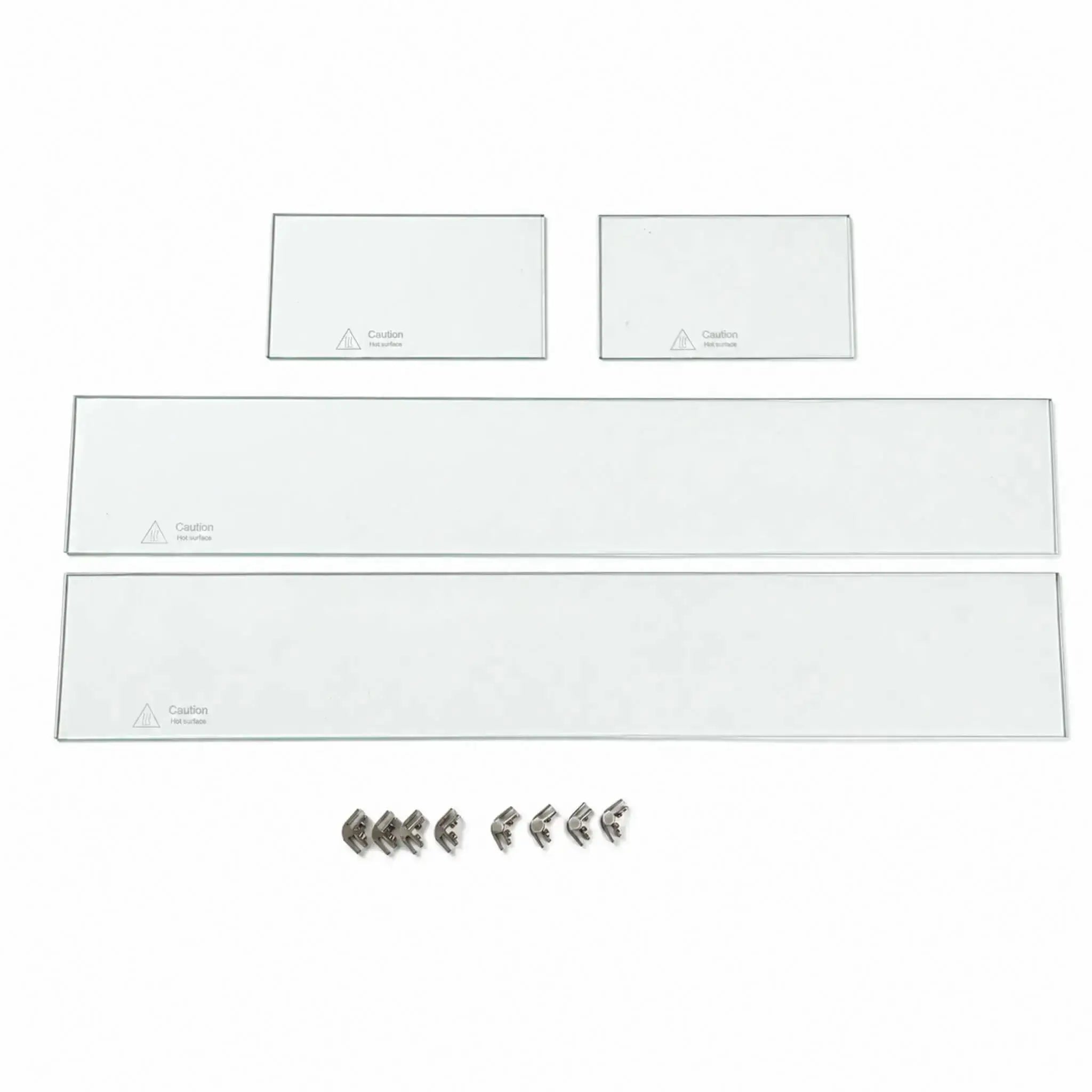 36″ x 14″ Rectangular Tempered Glass Fire Pit Wind Guard - Flame Havens Flame Havens
