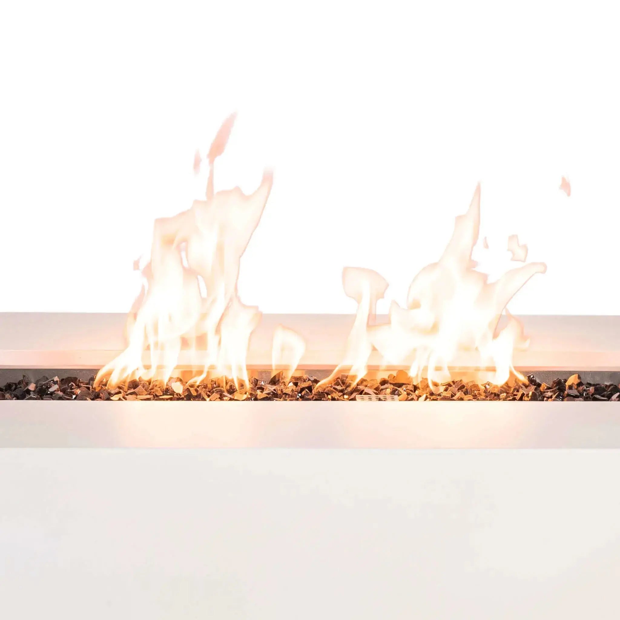 Refuge 56″ x 30″ Rectangular GFRC Concrete Natural Gas Fire Pit - Flame Havens Flame Havens