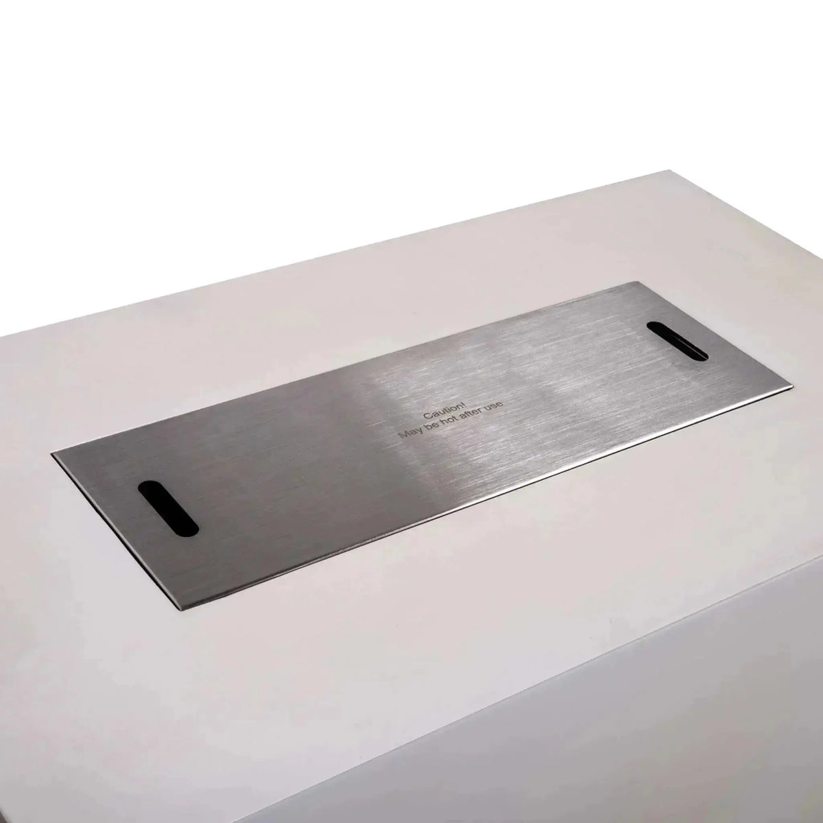 33″ x 11″ Rectangular Stainless Steel Fire Pit Burner Cover - Flame Havens Flame Havens