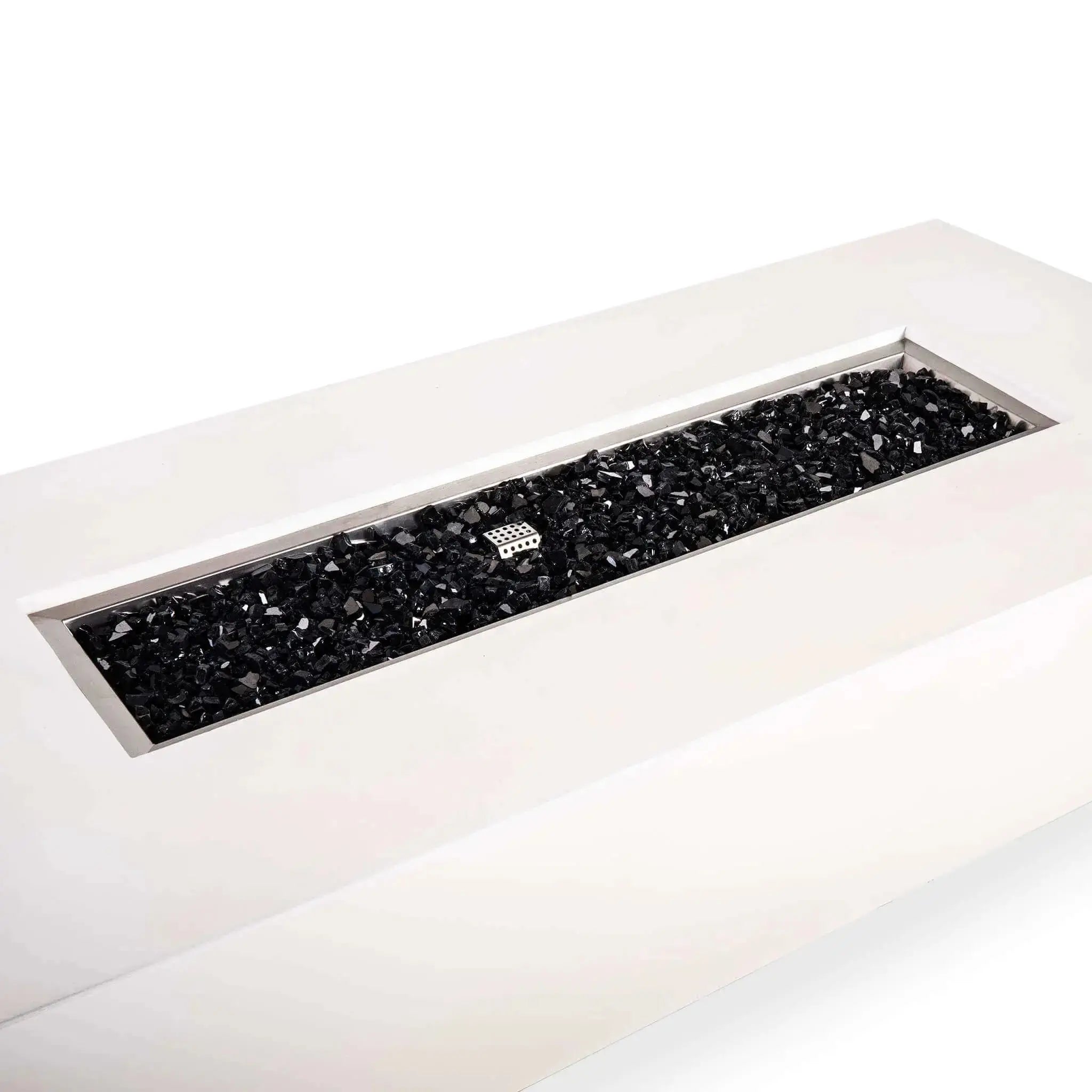 Refuge 68″ x 30″ Rectangular GFRC Concrete Natural Gas Fire Pit - Flame Havens Flame Havens