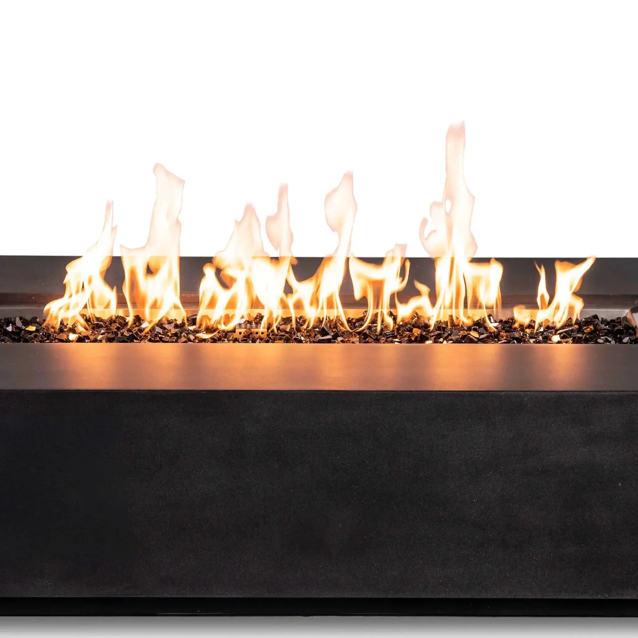 Refuge 68″ x 30″ Rectangular GFRC Concrete Natural Gas Fire Pit - Flame Havens Flame Havens