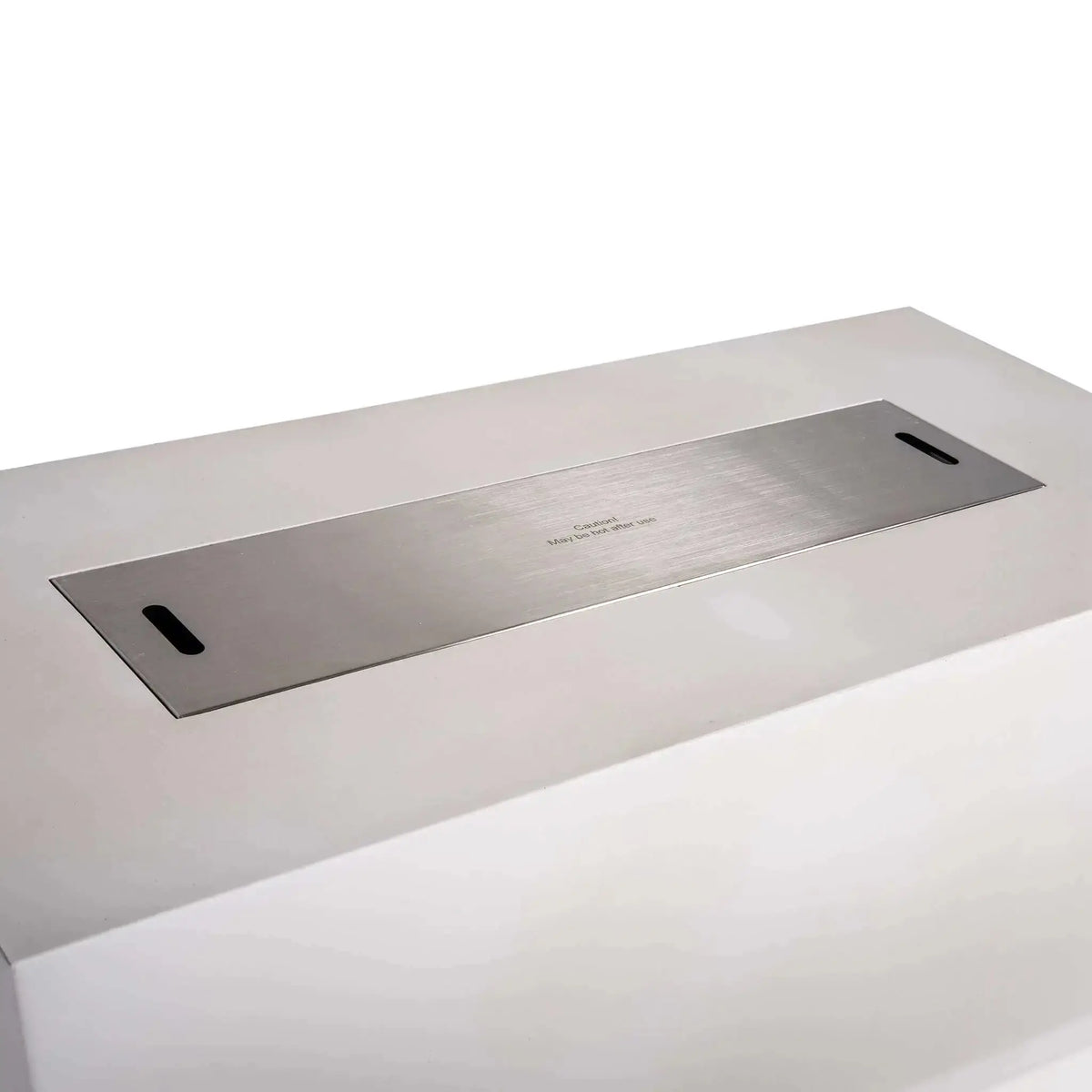 45″ x 11″ Rectangular Stainless Steel Fire Pit Burner Cover - Flame Havens Flame Havens