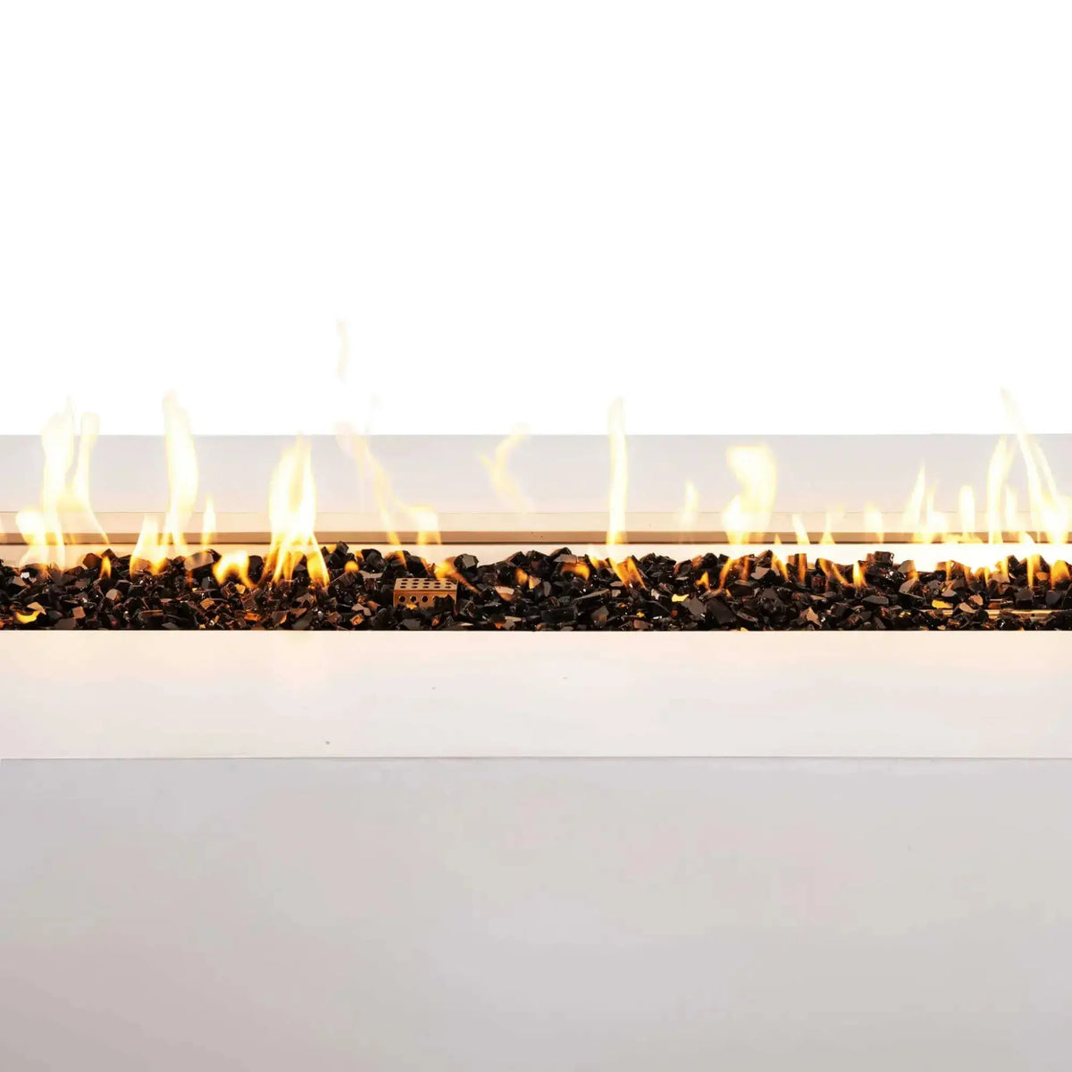 Refuge 68″ x 30″ Rectangular GFRC Concrete Propane Fire Pit with Hidden Tank Drawer – Flame Havens Flame Havens