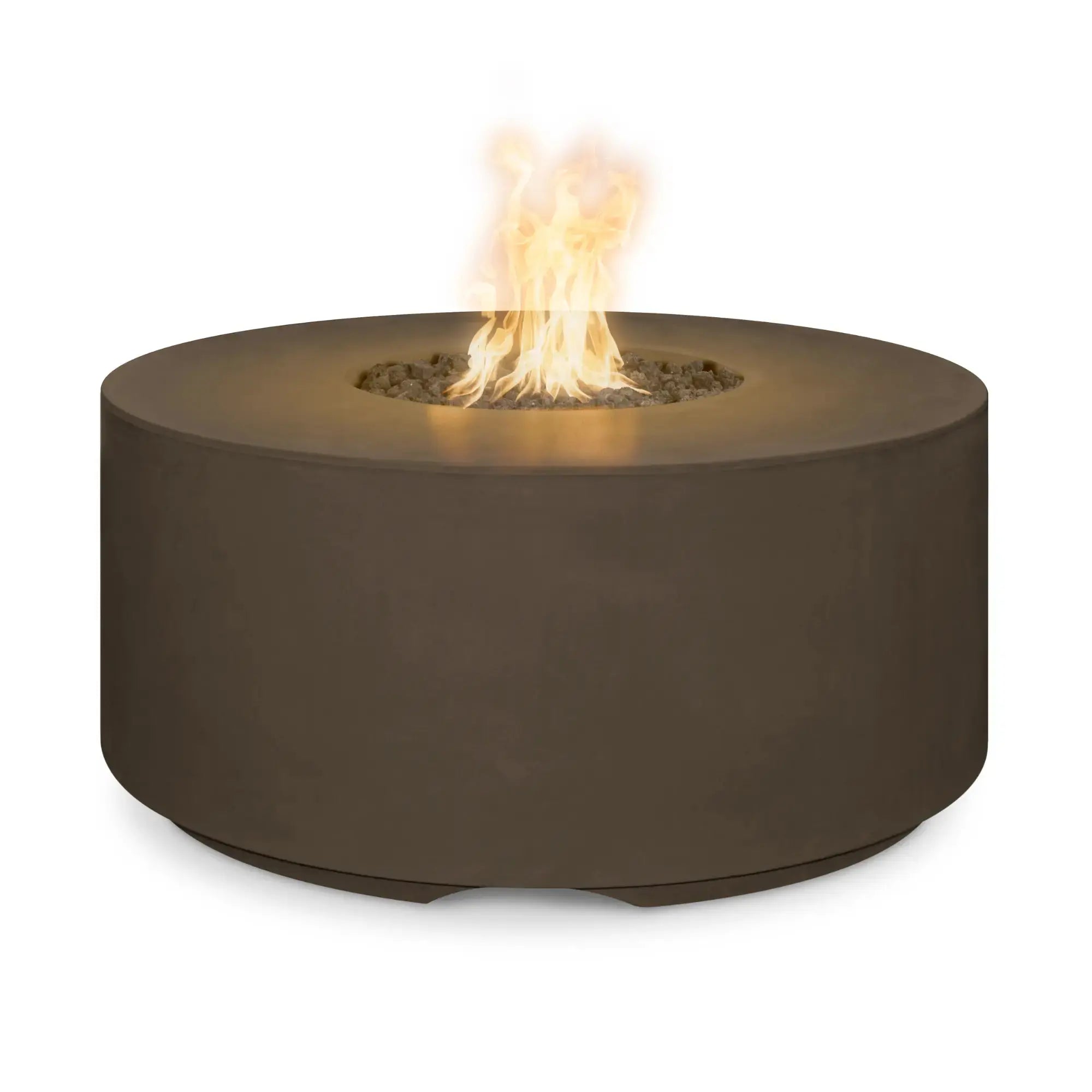 Florence 46" Round Concrete Gas Fire Pit – The Outdoor Plus The Outdoor Plus