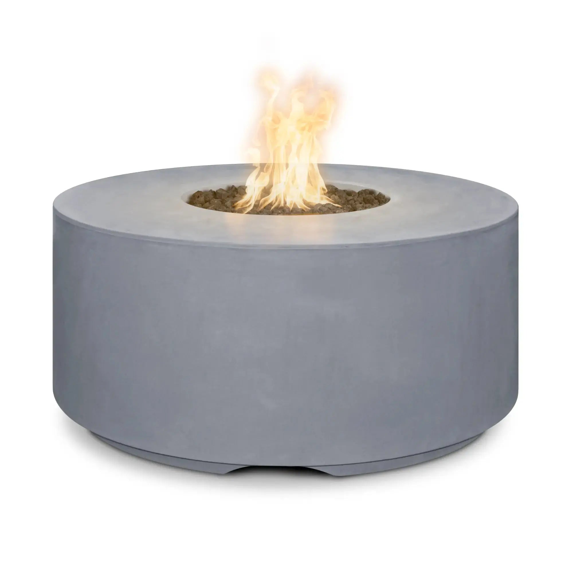Florence 46" Round Concrete Gas Fire Pit – The Outdoor Plus The Outdoor Plus