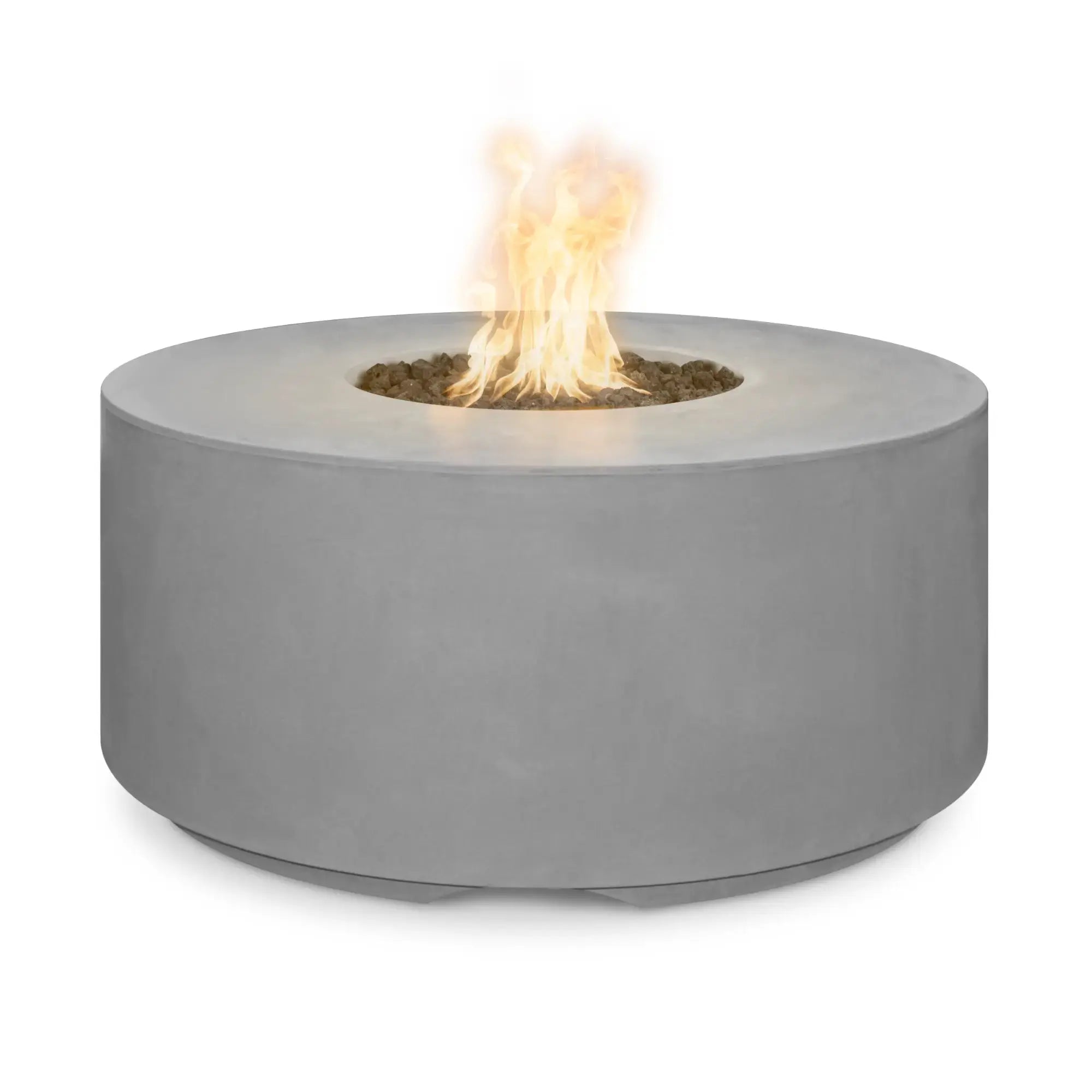 Florence 46" Round Concrete Gas Fire Pit – The Outdoor Plus The Outdoor Plus