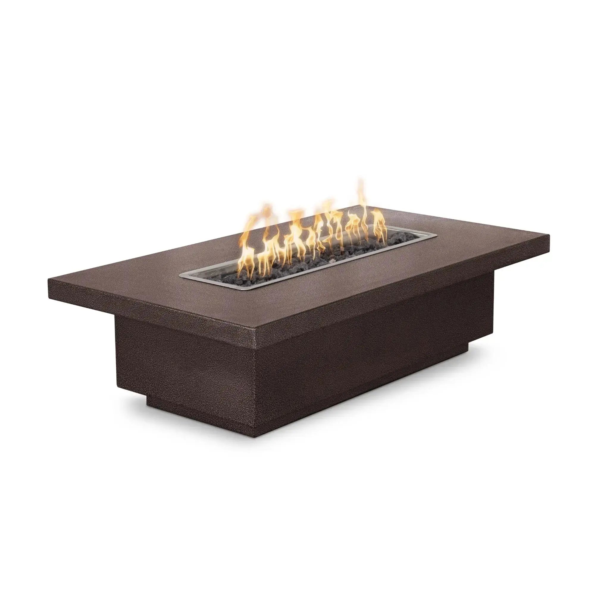 Fremont 84" Rectangular Steel Gas Fire Pit Table – The Outdoor Plus The Outdoor Plus