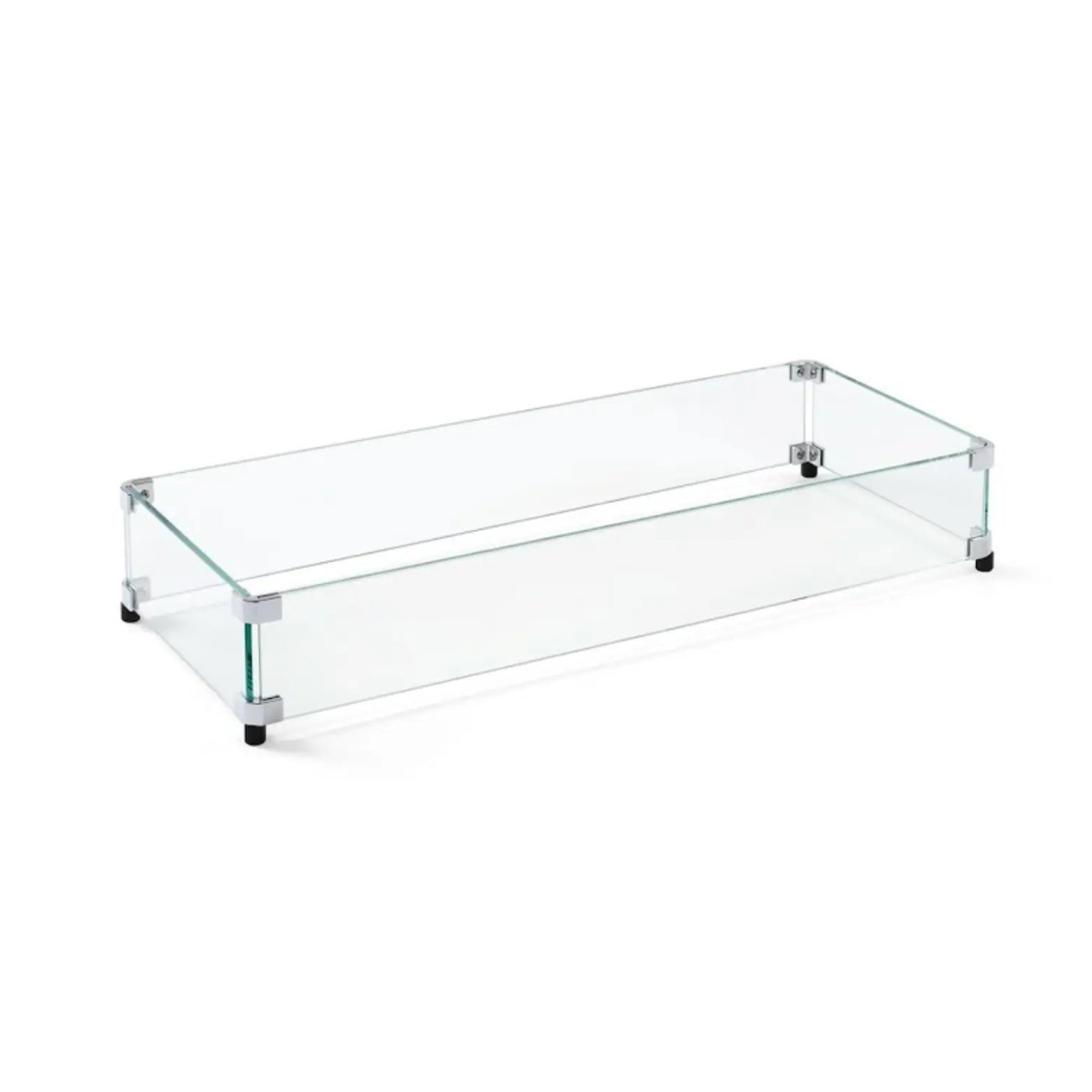 28.5" Rectangular Glass Wind Guard - Outdoor GreatRoom Company