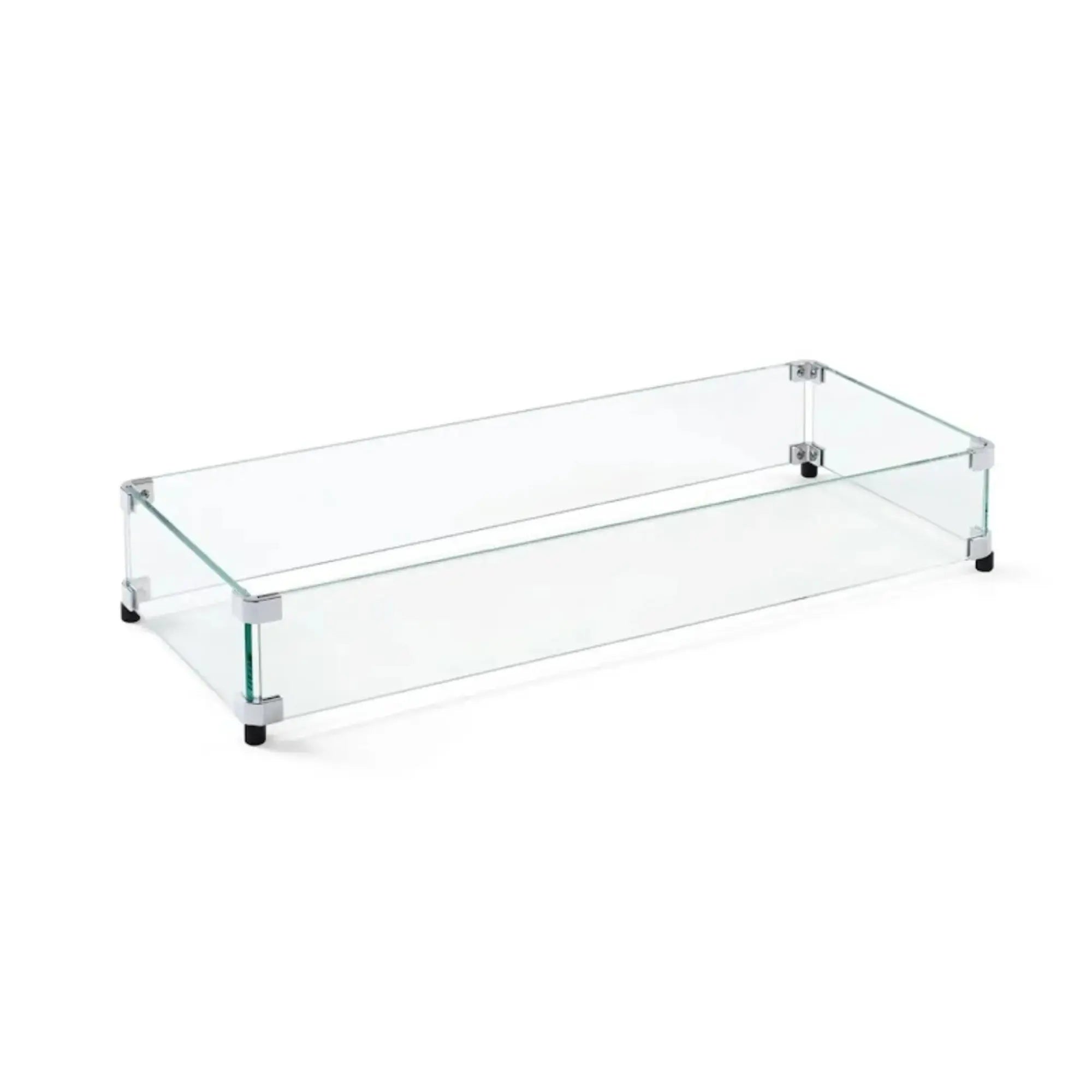 28.5" Rectangular Glass Wind Guard - Outdoor GreatRoom Company The Outdoor GreatRoom Company