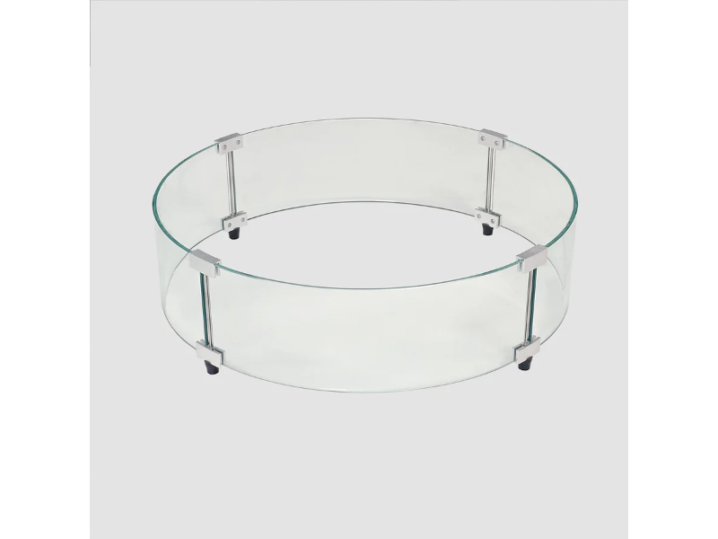 20" Round Glass Wind Guard