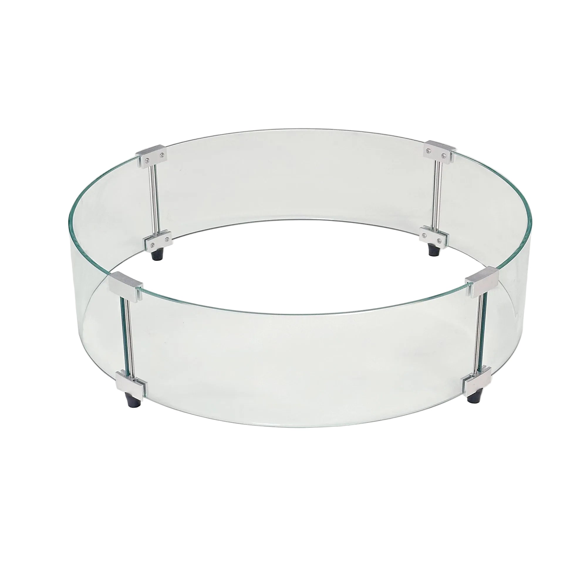20" Round Glass Wind Guard - Outdoor GreatRoom Company