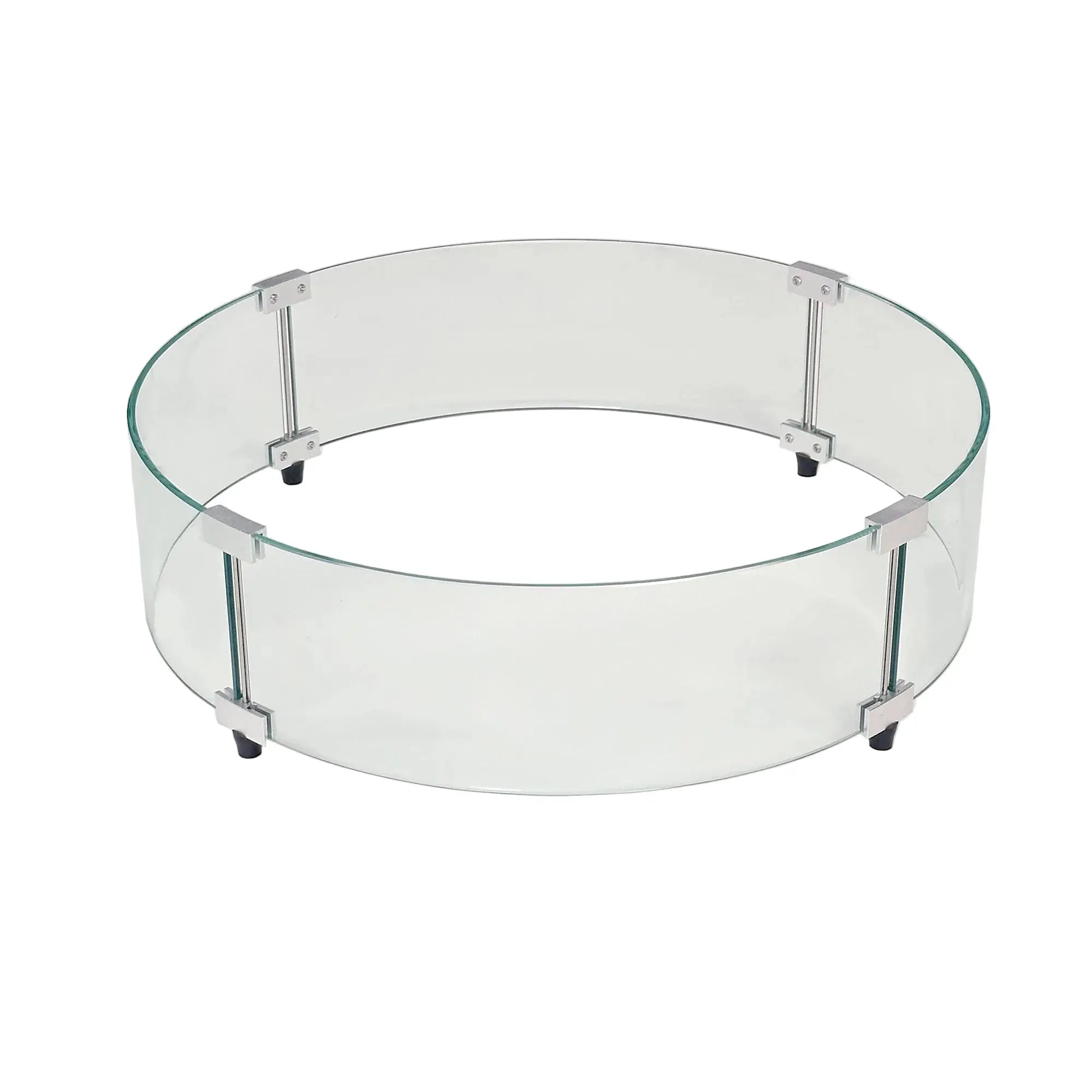 Round Glass Wind Guard - Outdoor GreatRoom Company The Outdoor GreatRoom Company