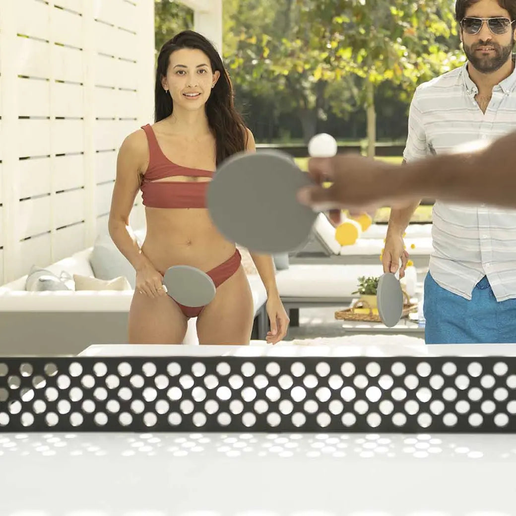 Ledge Lounger Table Tennis Set Resin Outdoor Ping Pong Table - view 7