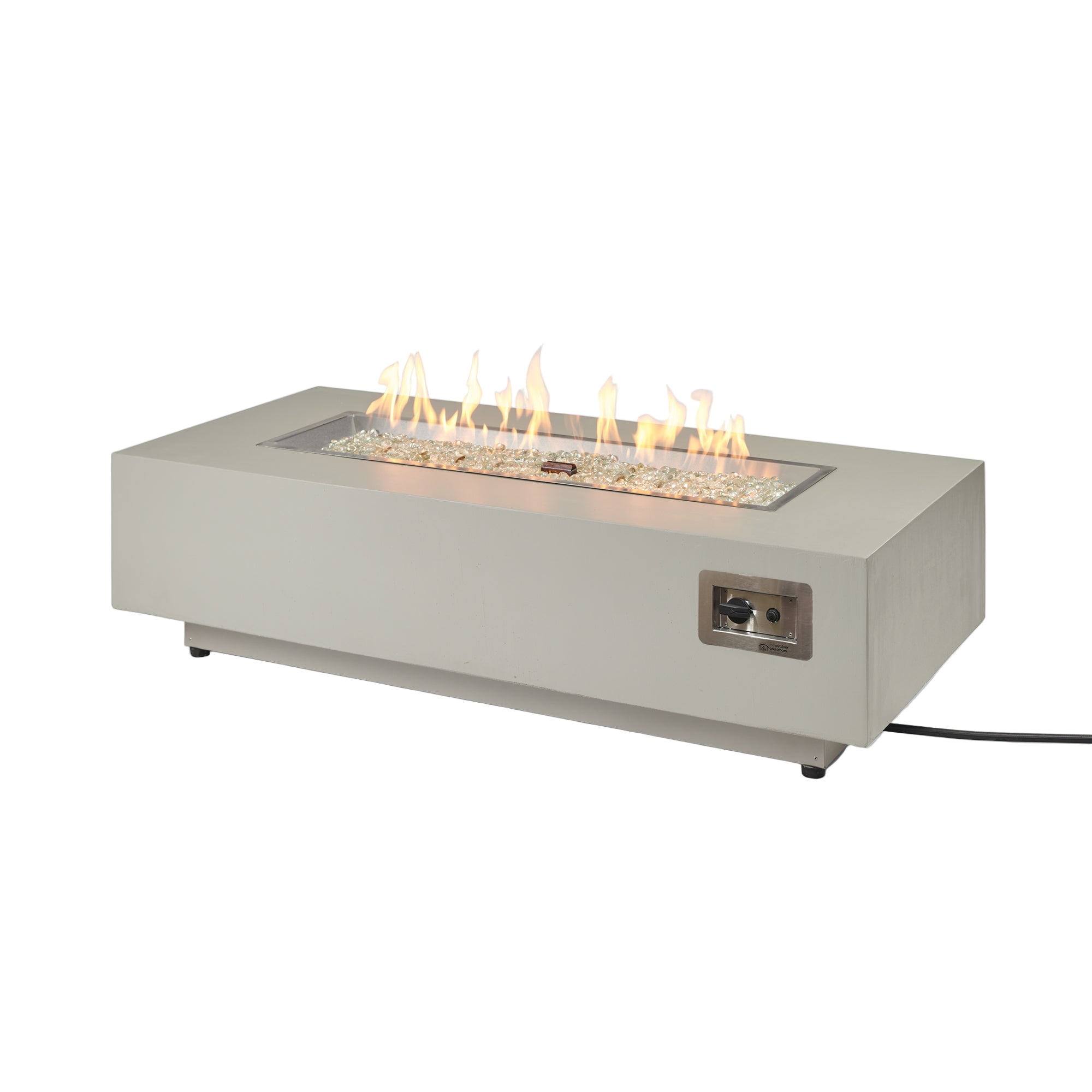Harbor View 60″ Linear Gas Fire Pit Table – The Outdoor GreatRoom Company