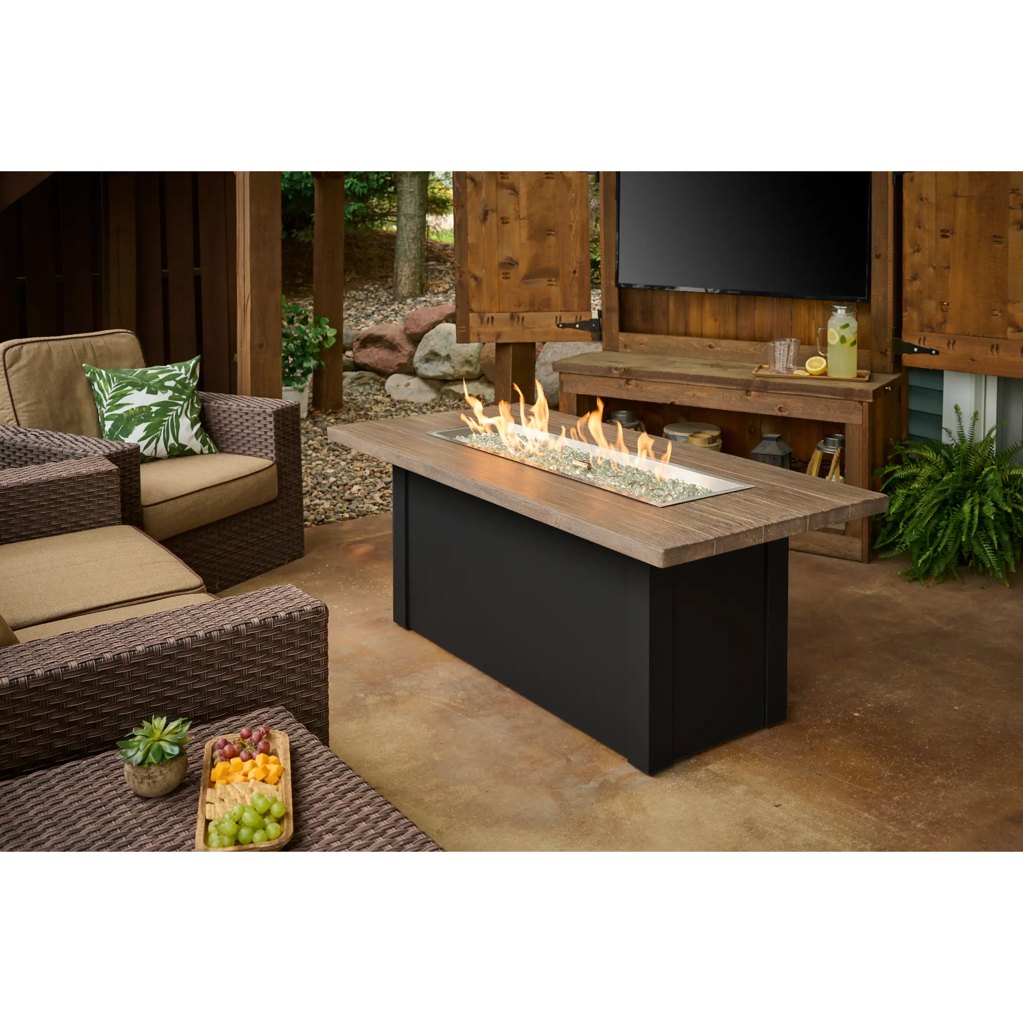 Havenwood 62″ Gas Fire Pit Table – The Outdoor GreatRoom Company