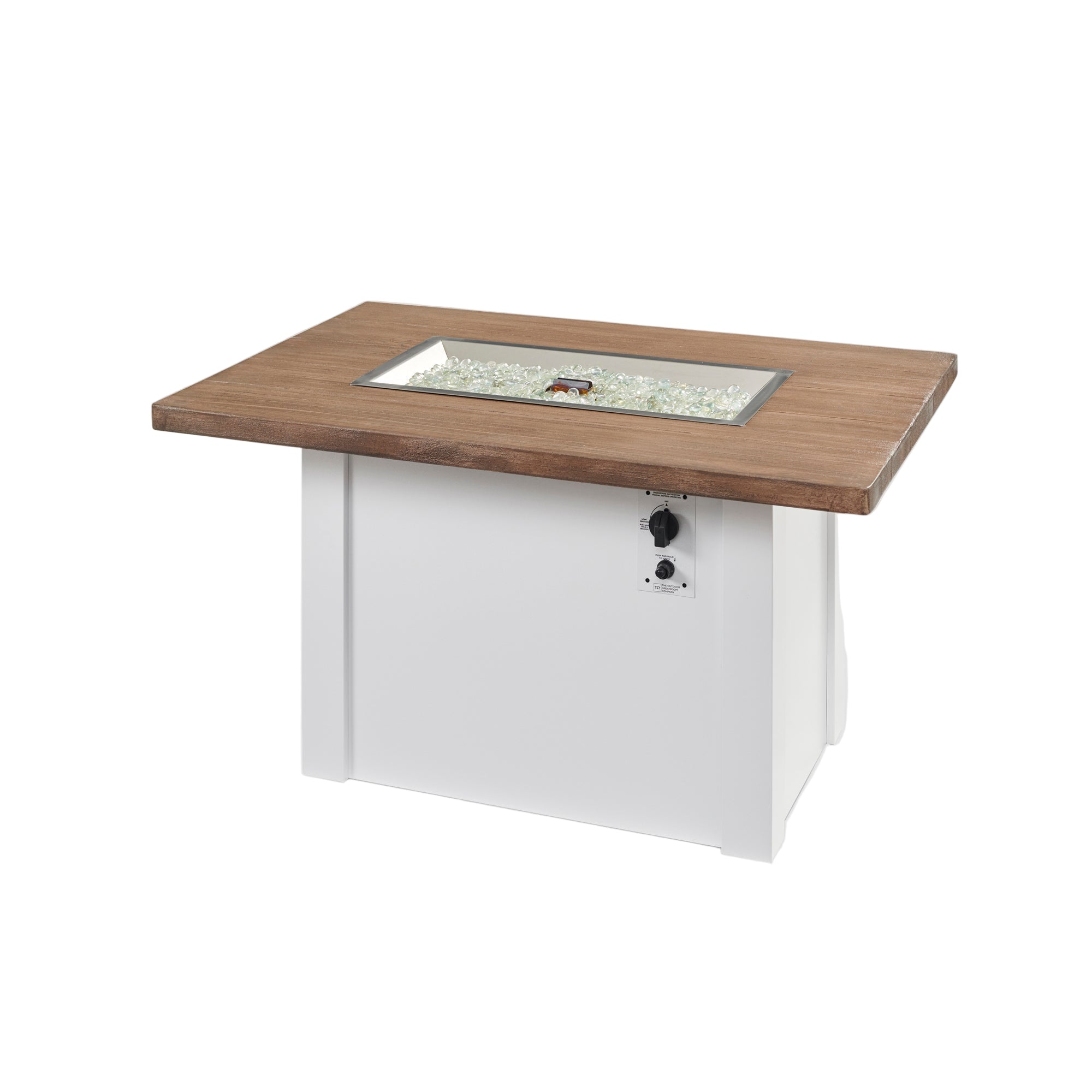 Havenwood 44″ Rectangular Gas Fire Table – Concrete Top by The Outdoor GreatRoom Company